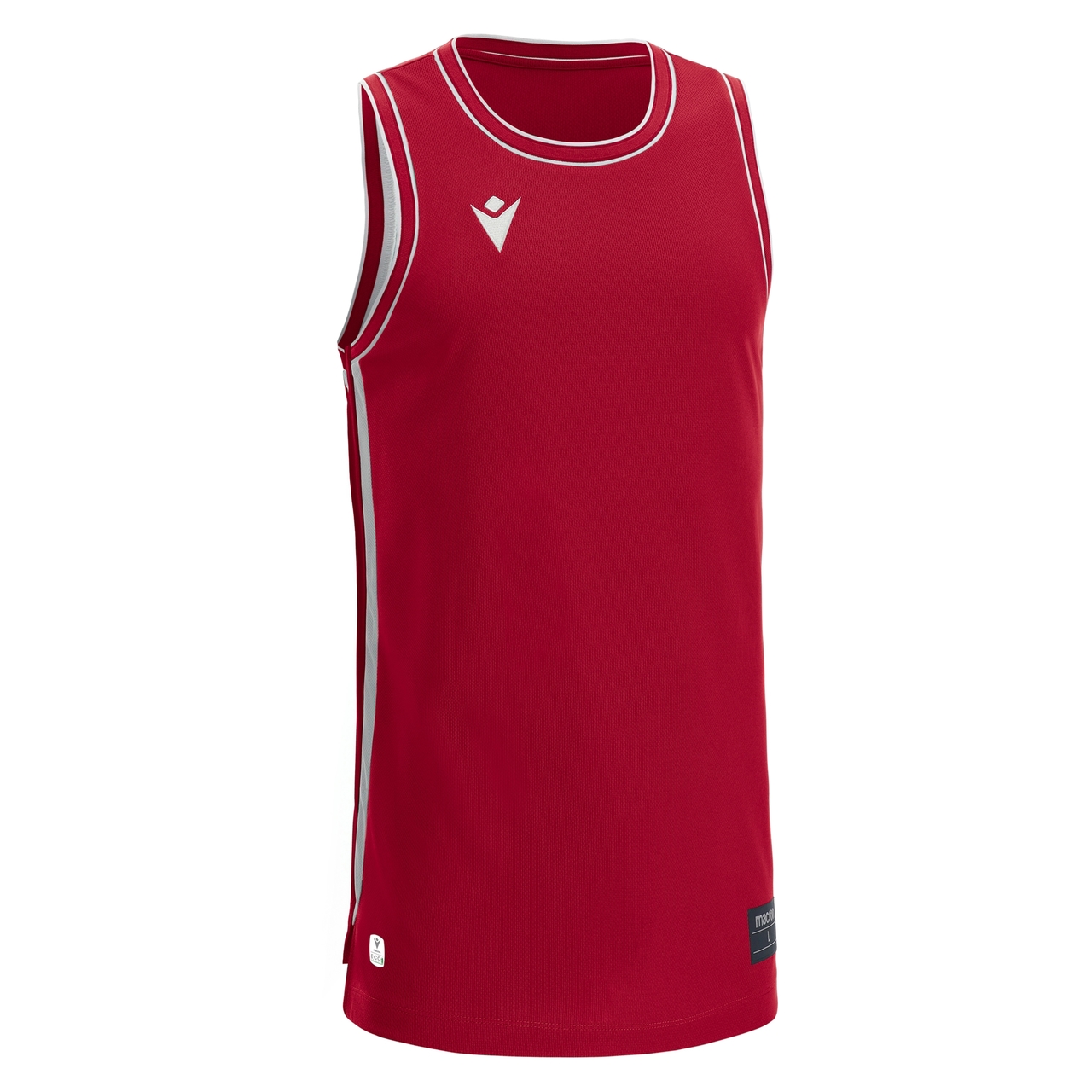 Macron Plutonium basketbalshirt - rood, foto 2 van 4