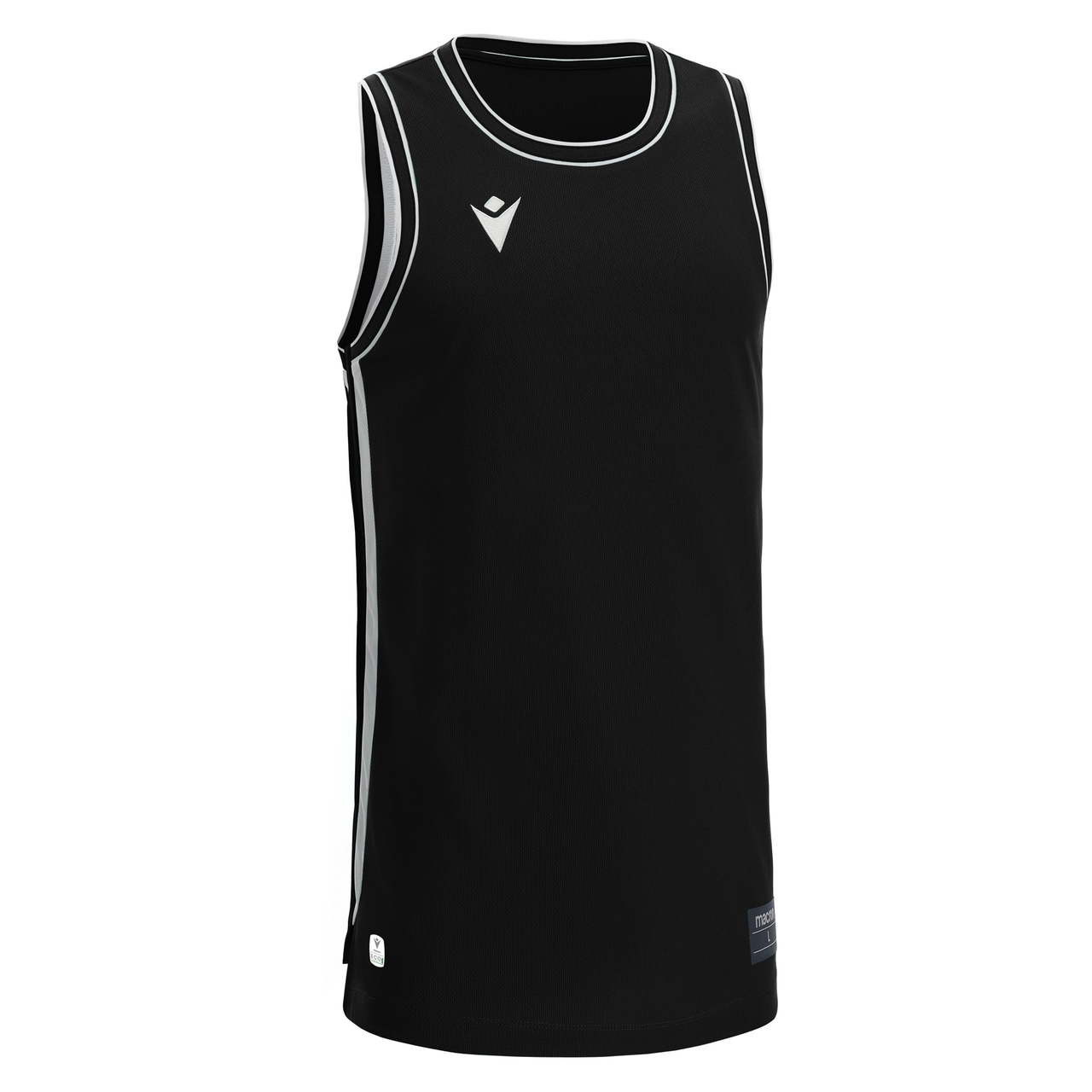 Macron Plutonium basketbalshirt - zwart, foto 2 van 4