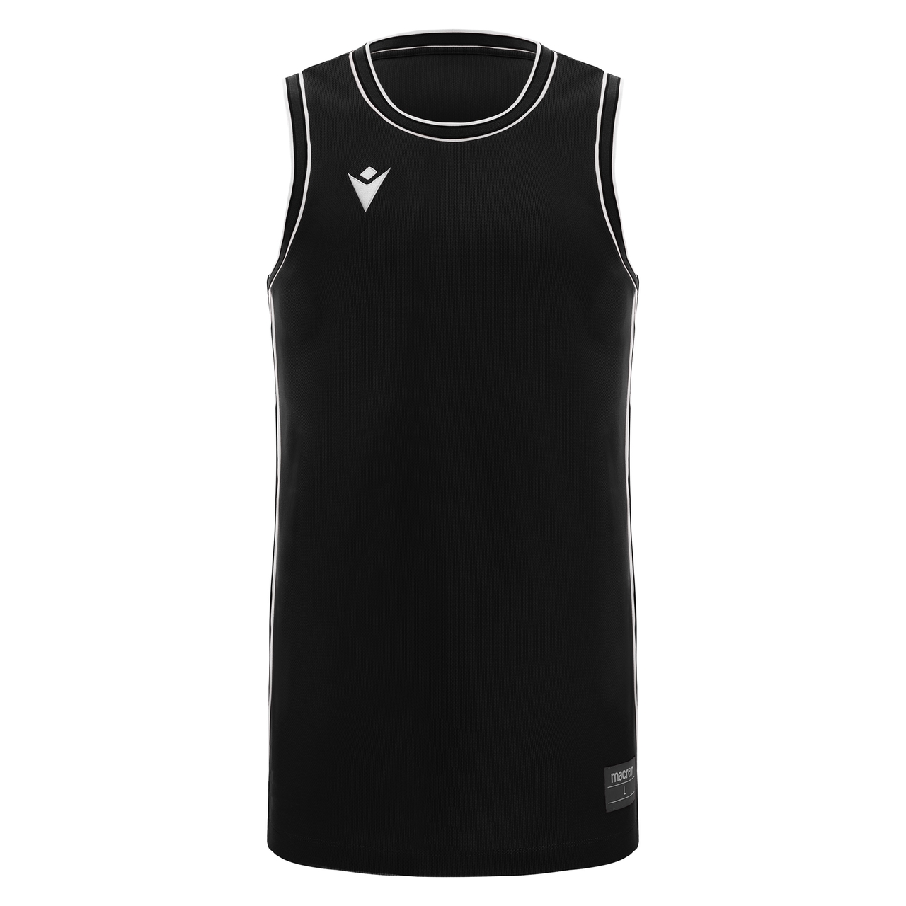 Macron Plutonium basketbalshirt - zwart