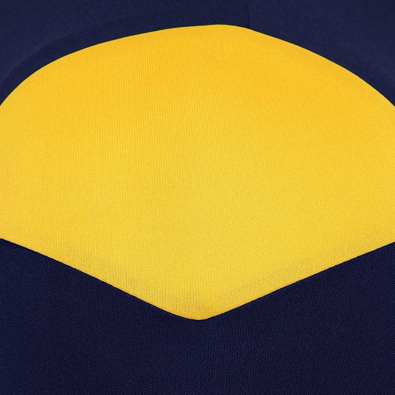 Macron Polis shirt - navy/geel, foto 6 van 6