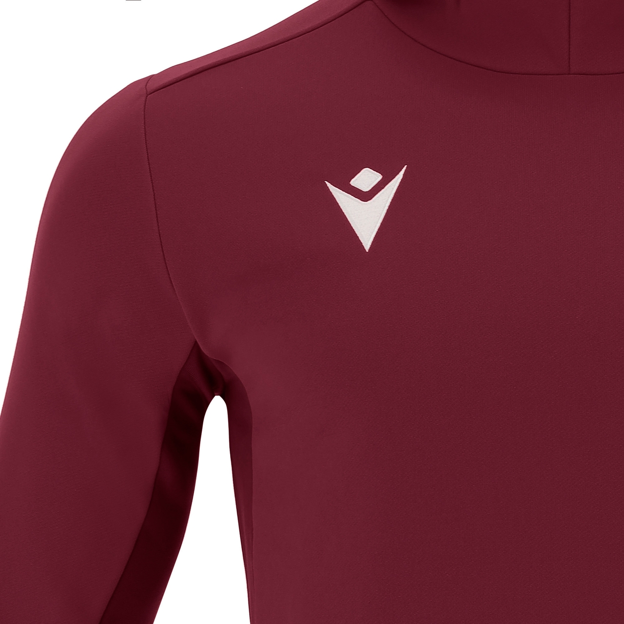 Macron Electro hoodie - bordeaux rood, foto 4 van 5