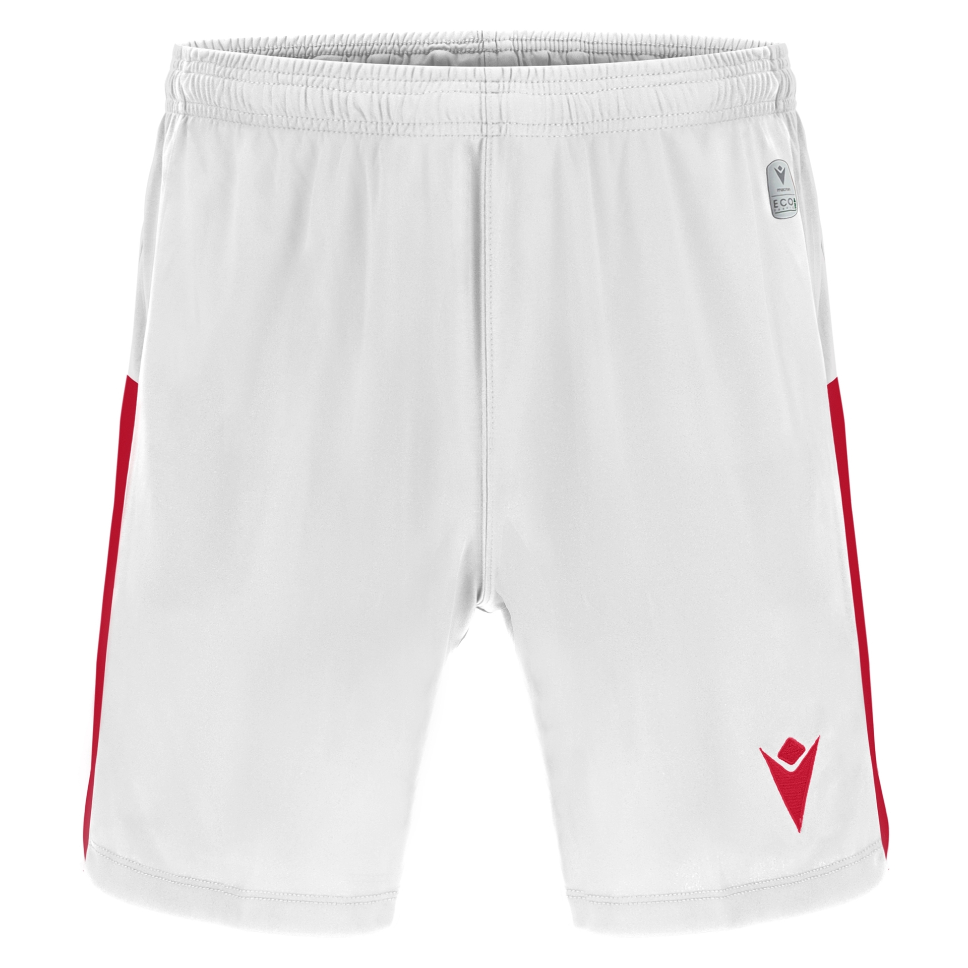 Macron Skara short - wit/rood, foto 2 van 3