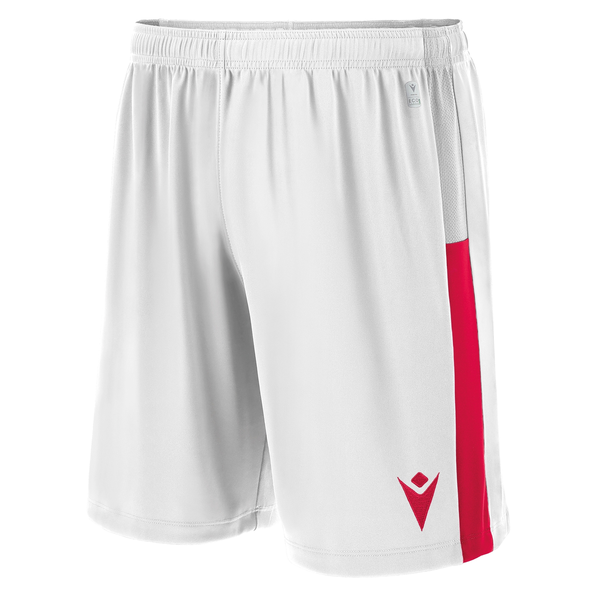 Macron Skara short - wit/rood