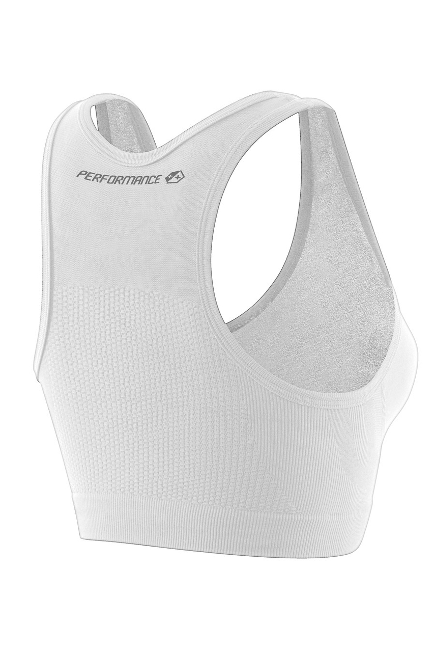 Macron Performance Plus dames sportbh - wit, foto 2 van 3