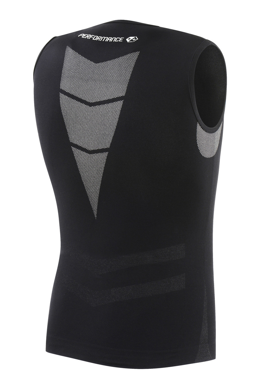 Macron Performance Plus sleeveless - zwart, foto 2 van 3