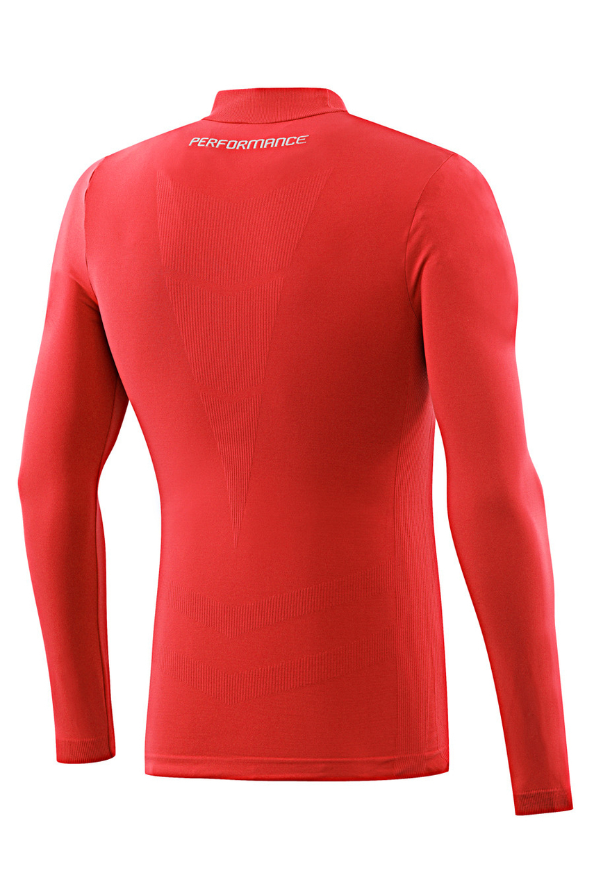Macron Performance turtle nek - rood, foto 2 van 3
