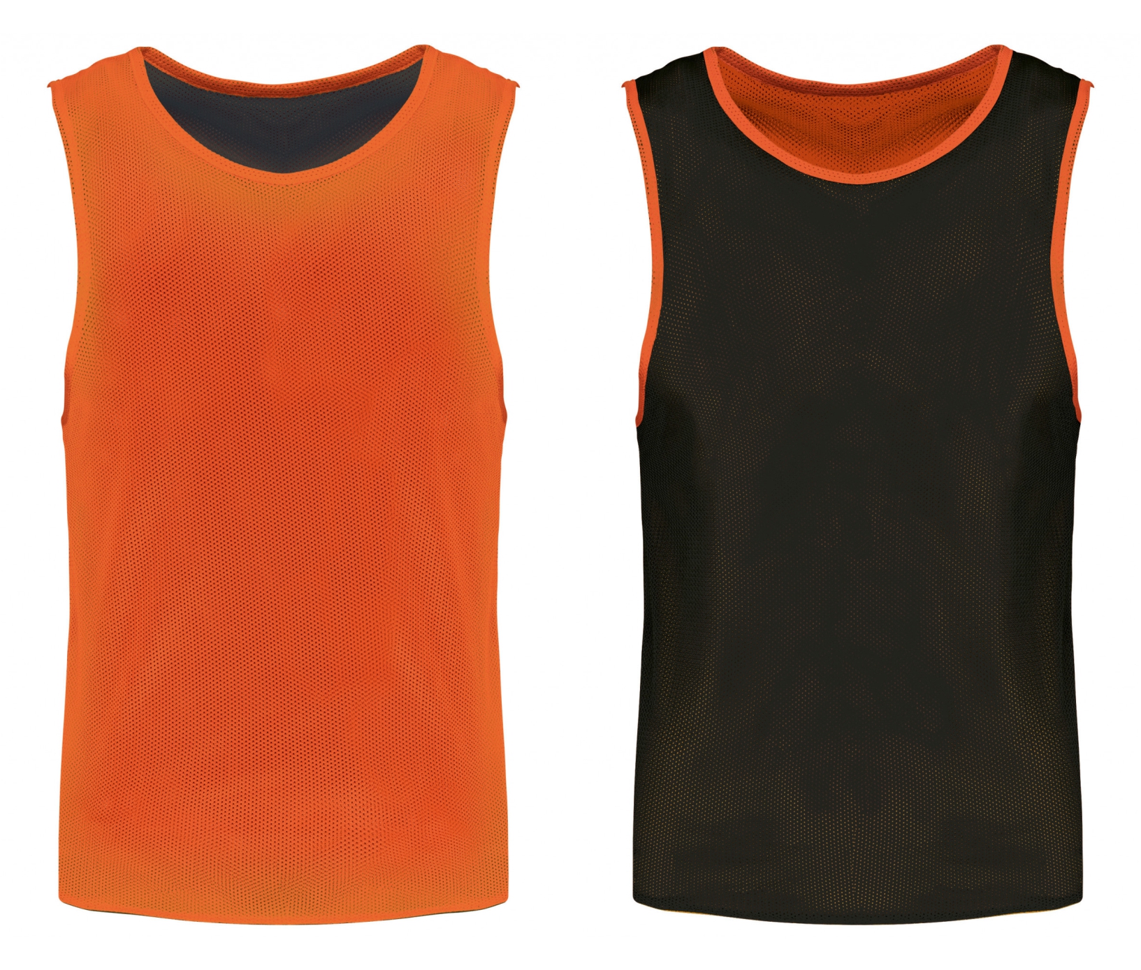 Reversible omkeerbaar hesje - oranje/zwart