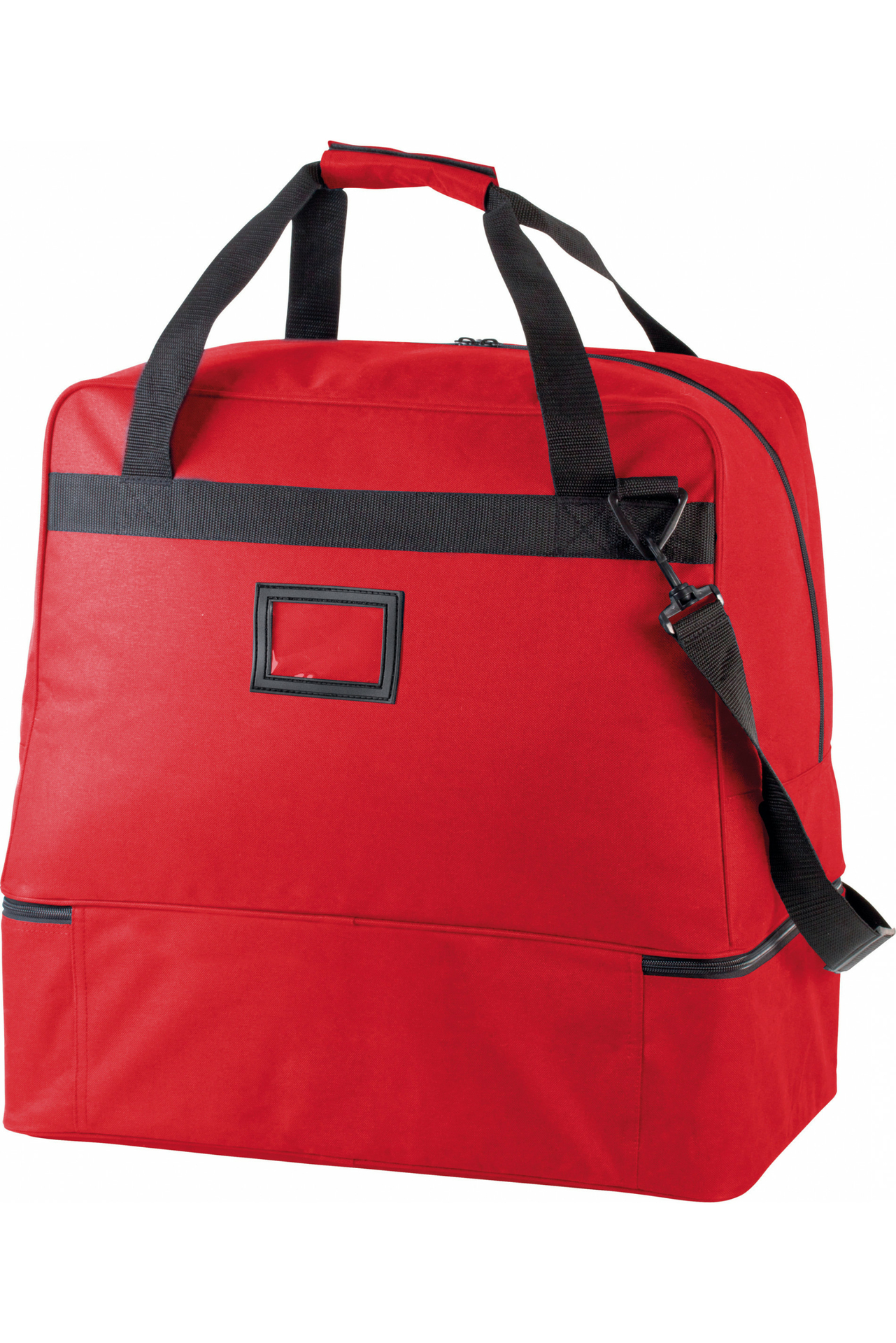 Basic Sporttas met schoenenvak - rood, foto 2 van 4