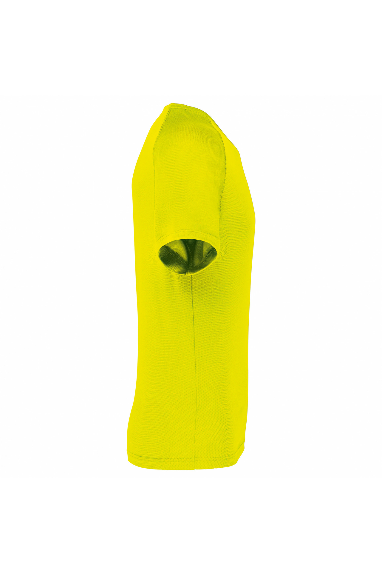 Functioneel Sportshirt Quickdry - geel fluor, foto 3 van 5