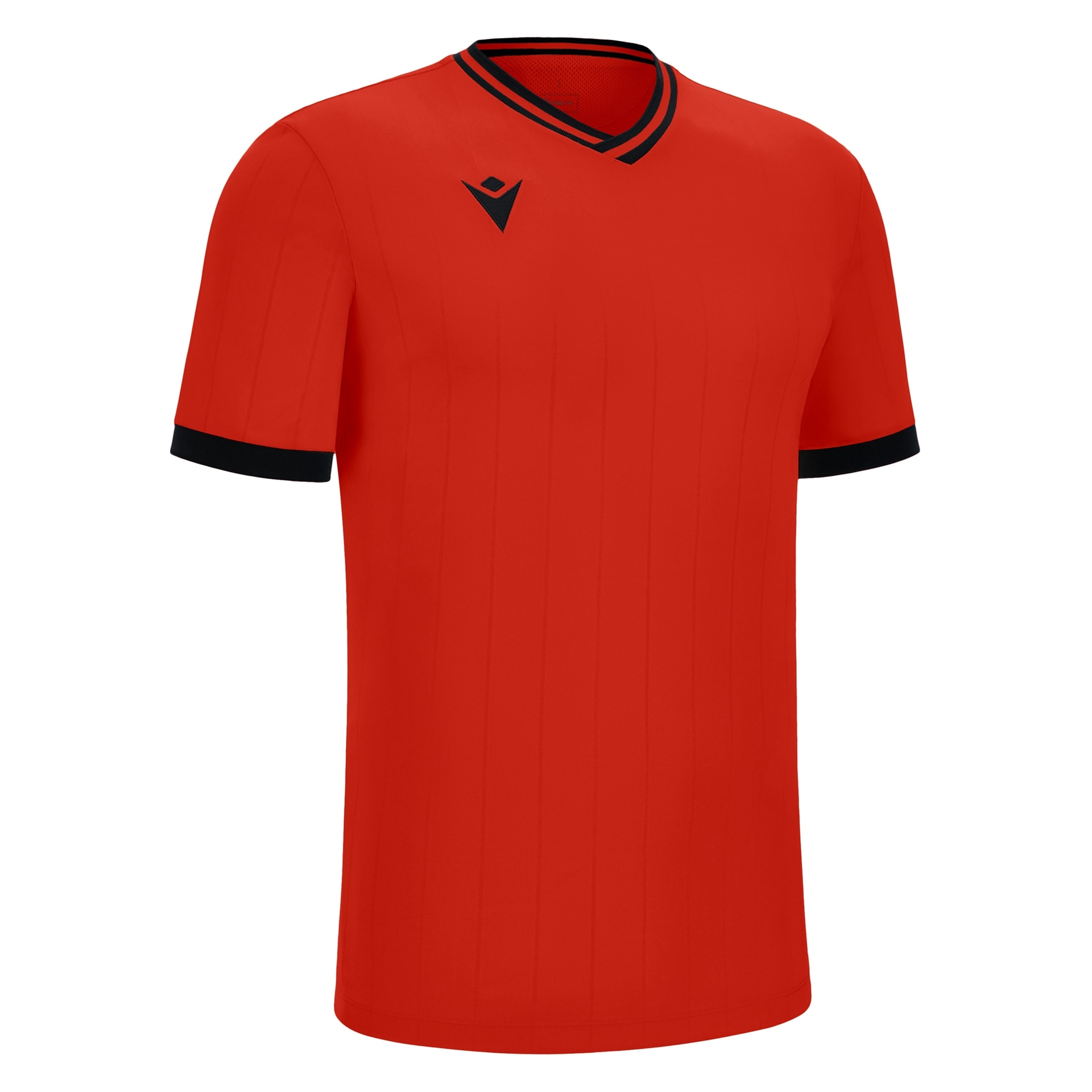Macron Halley shirt - rood/zwart, foto 2 van 6