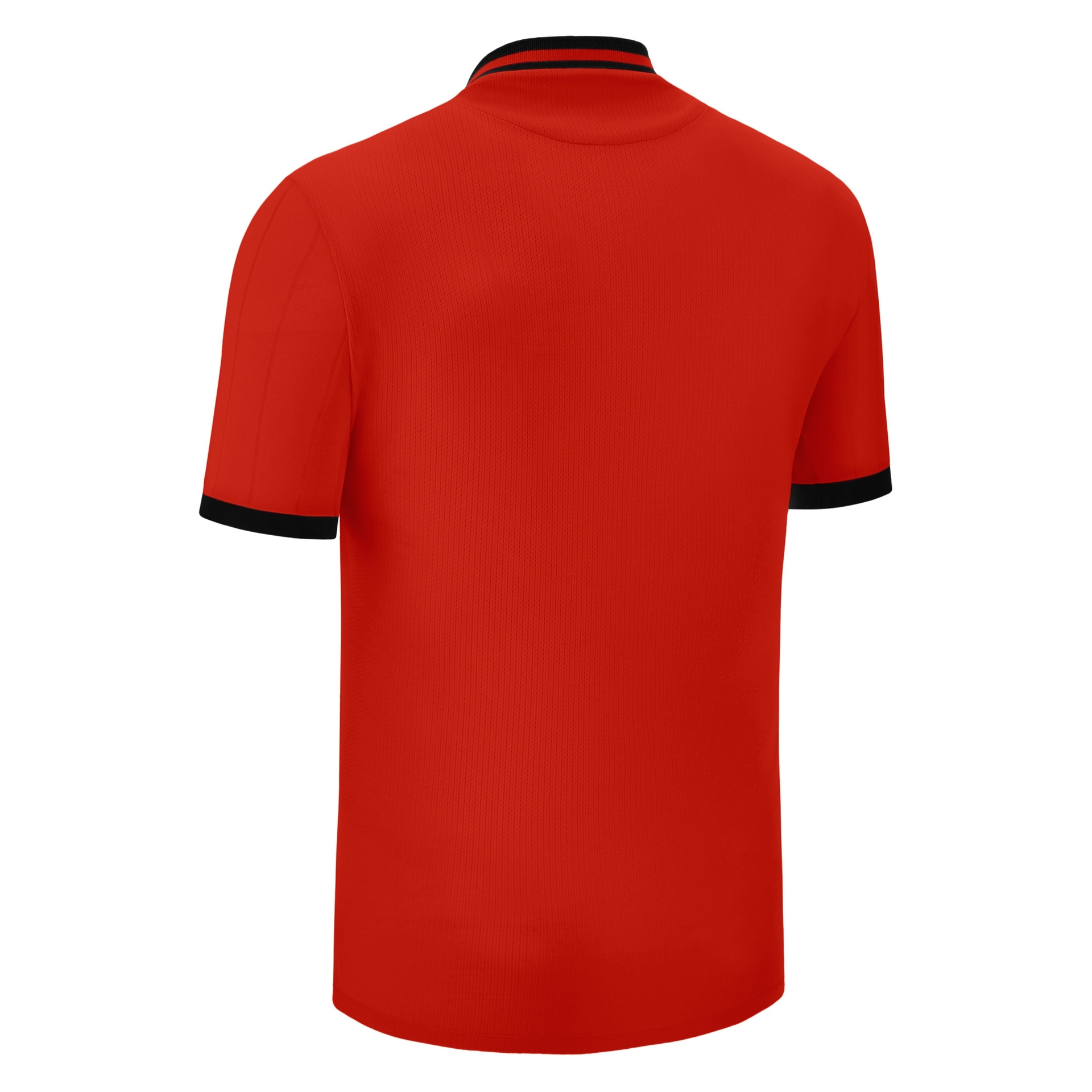 Macron Halley shirt - rood/zwart, foto 3 van 6