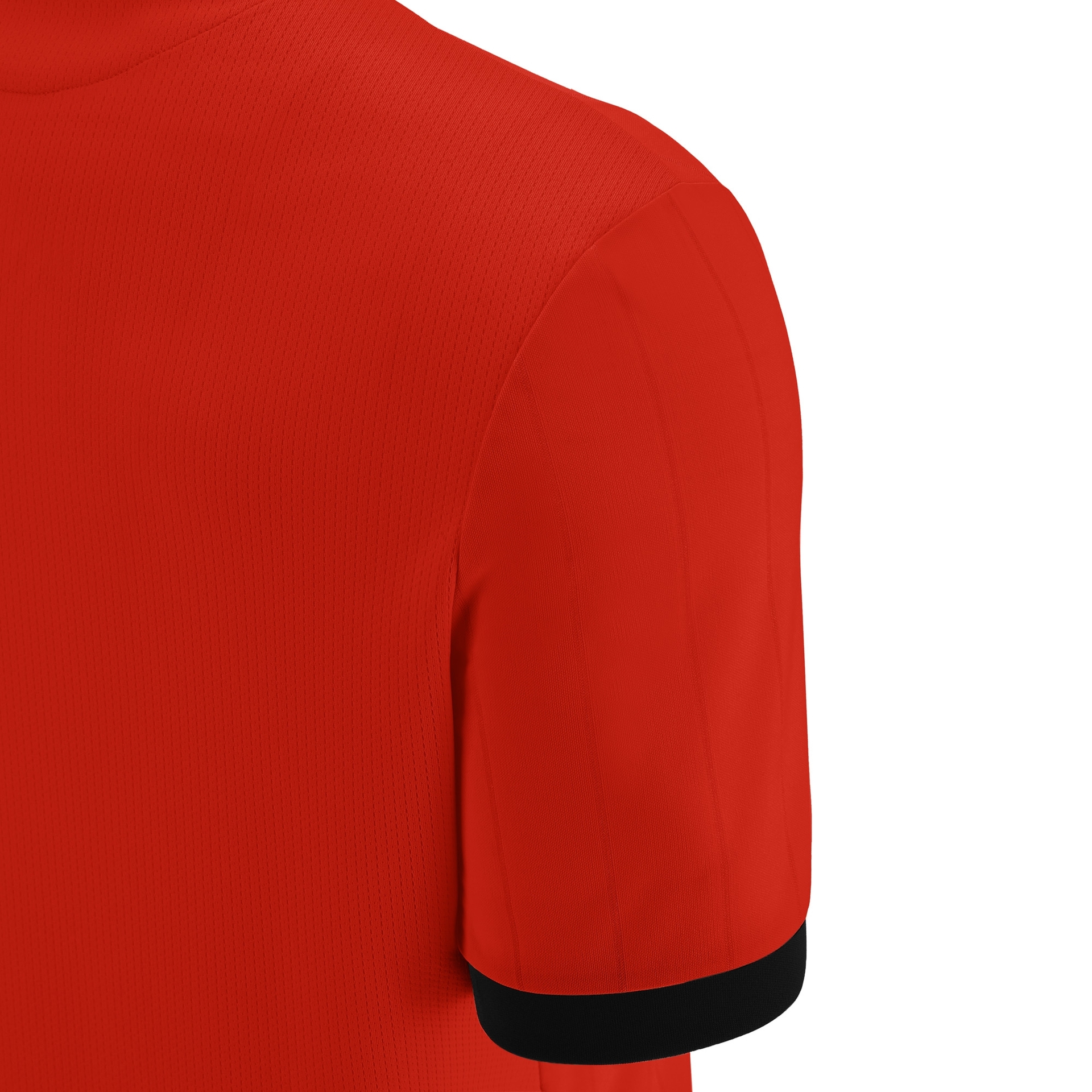 Macron Halley shirt - rood/zwart, foto 6 van 6