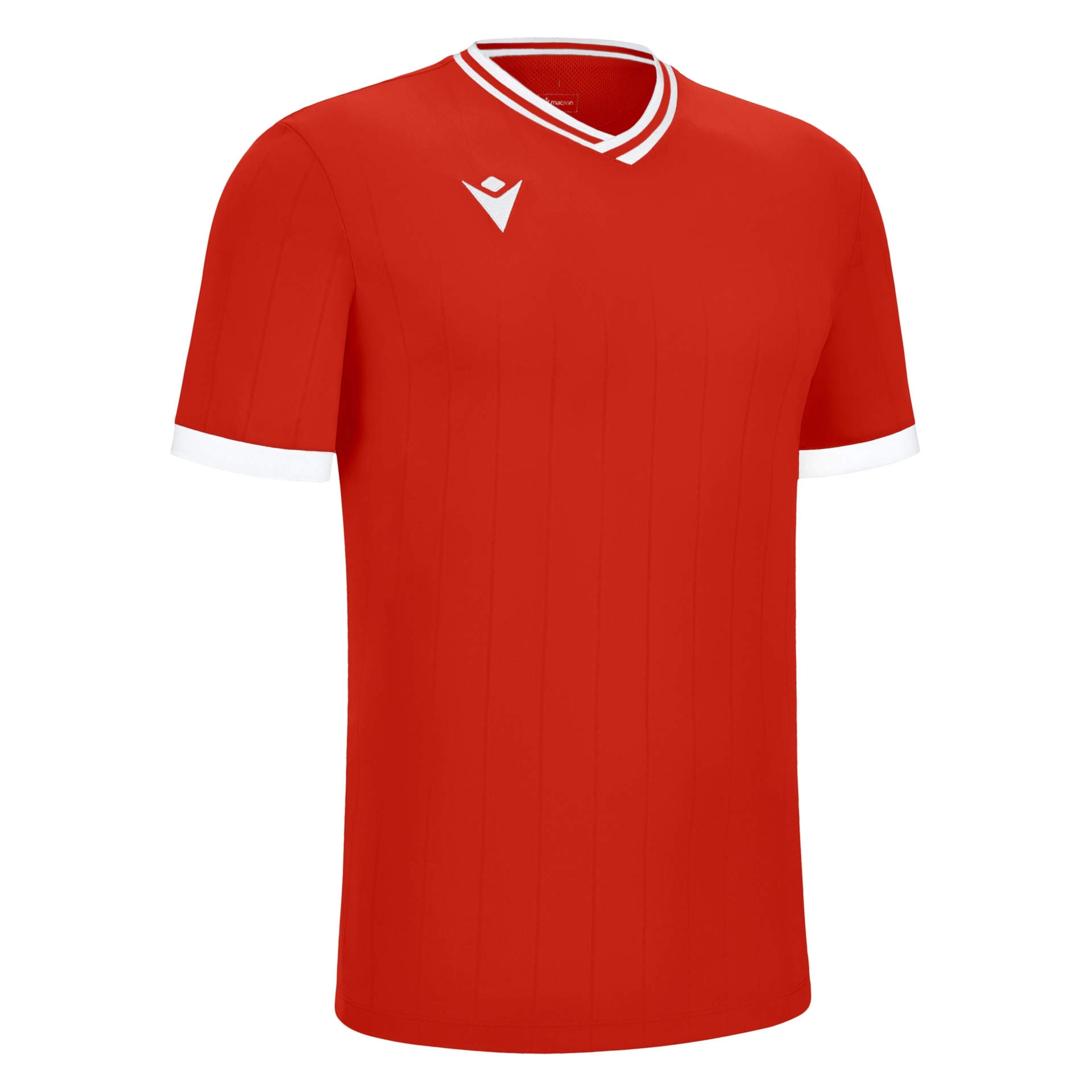 Macron Halley shirt - rood/wit, foto 2 van 6