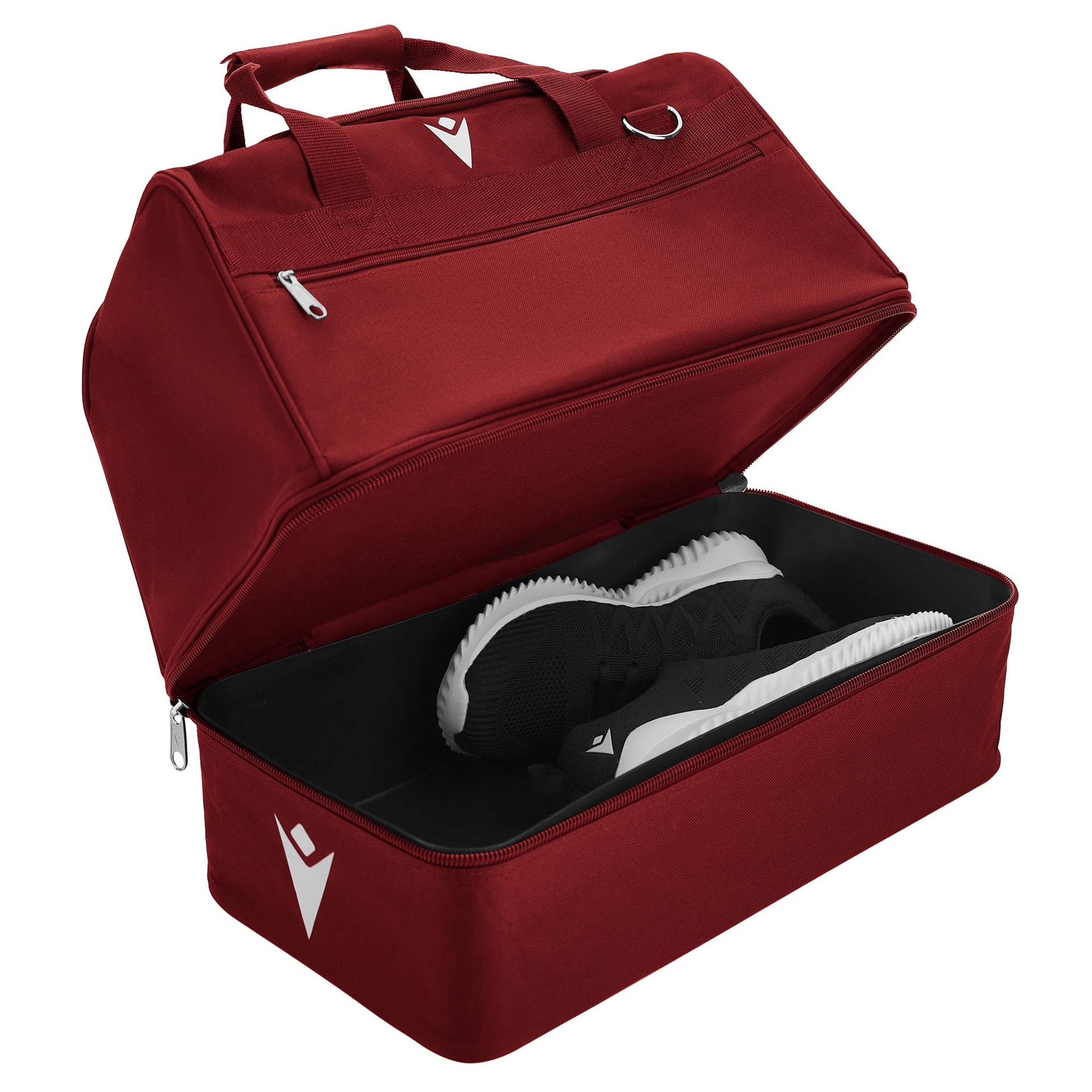 Macron Rocket sporttas - bordeaux rood, foto 3 van 5