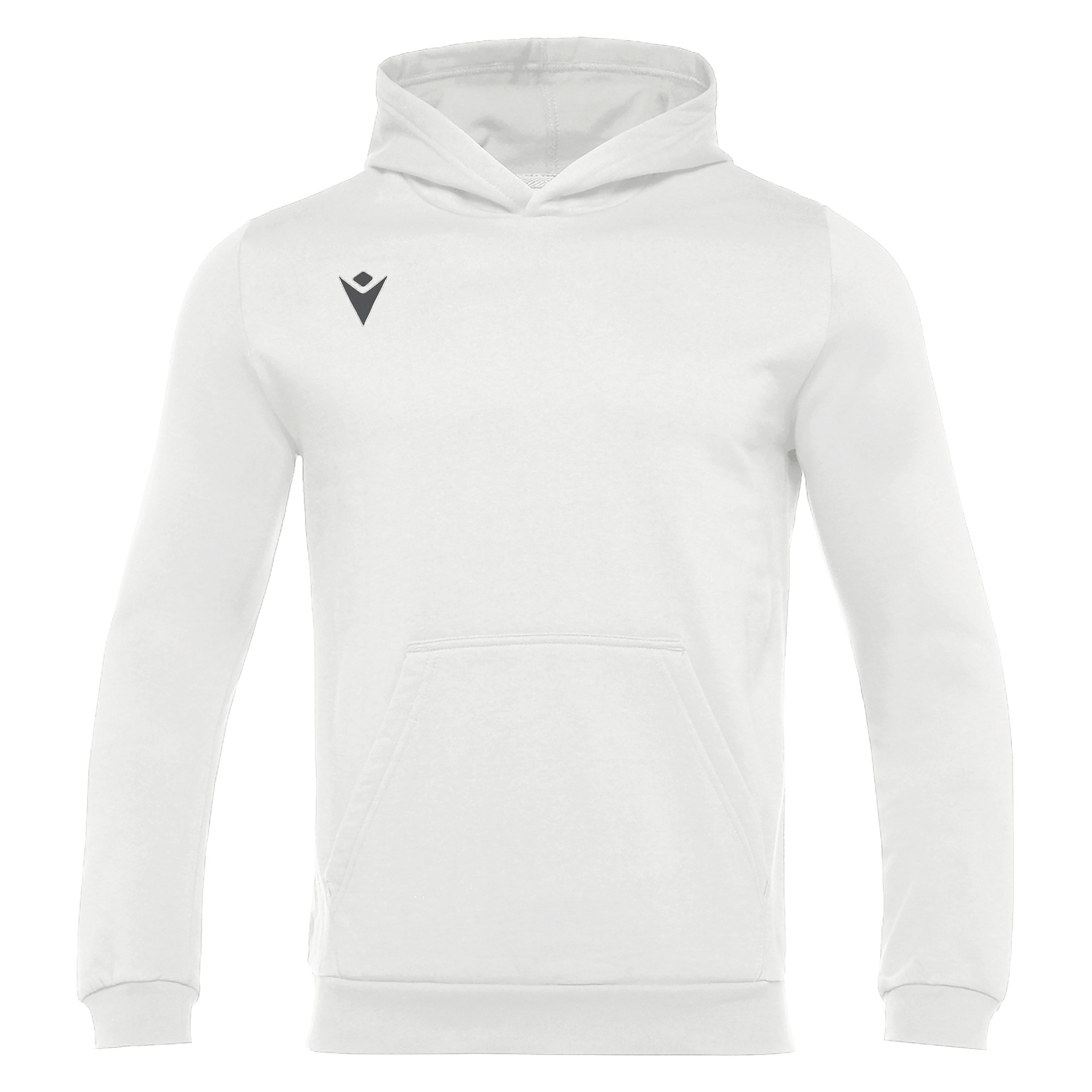 BV Millwings - Macron Banjo sweater met capuchon - wit