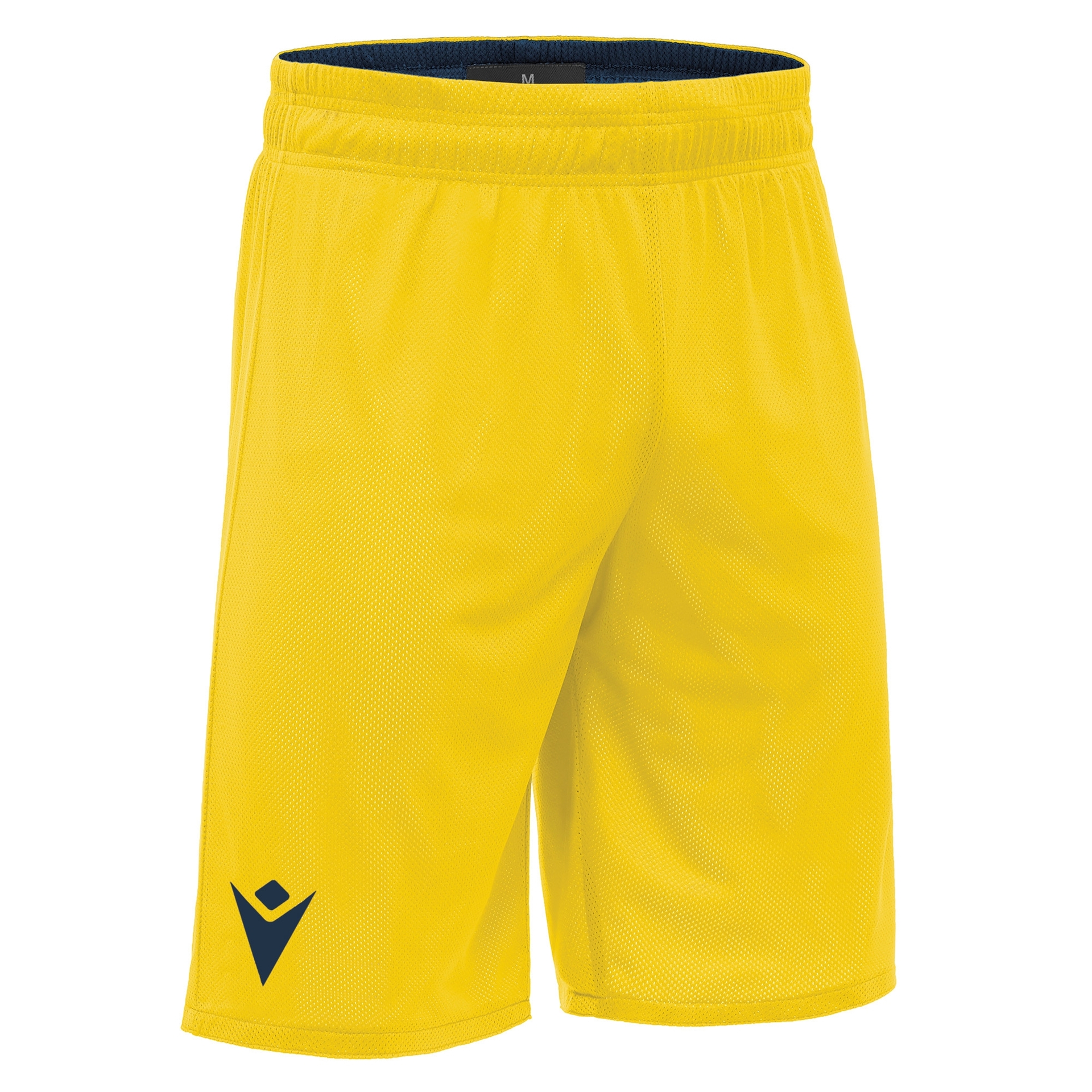 Macron Denver reversible short - navy/geel, foto 2 van 6