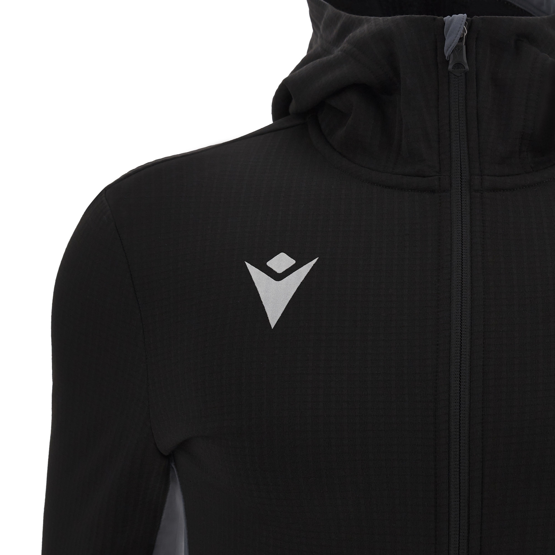 Macron Success hoodie full zip - zwart, foto 4 van 6