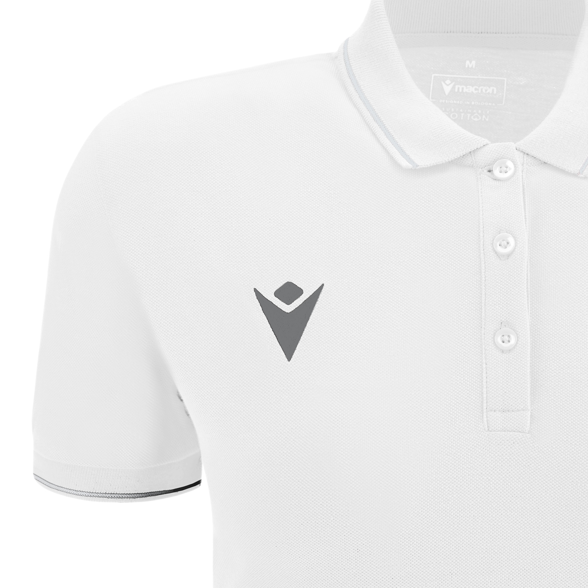Macron Waltz polo - wit, foto 4 van 6