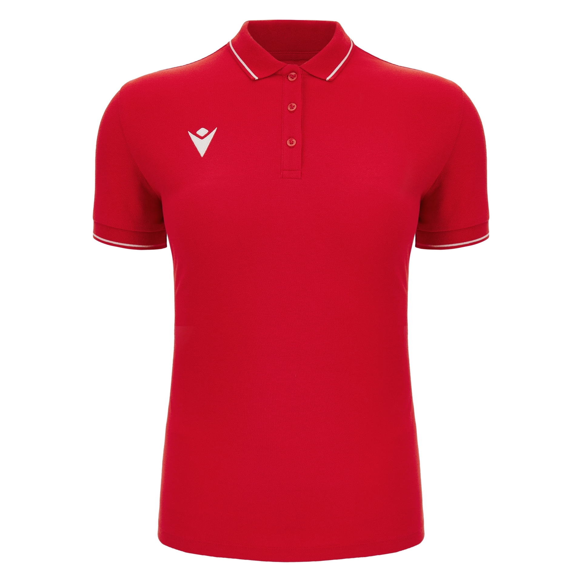 Macron Waltz polo - rood, foto 2 van 6