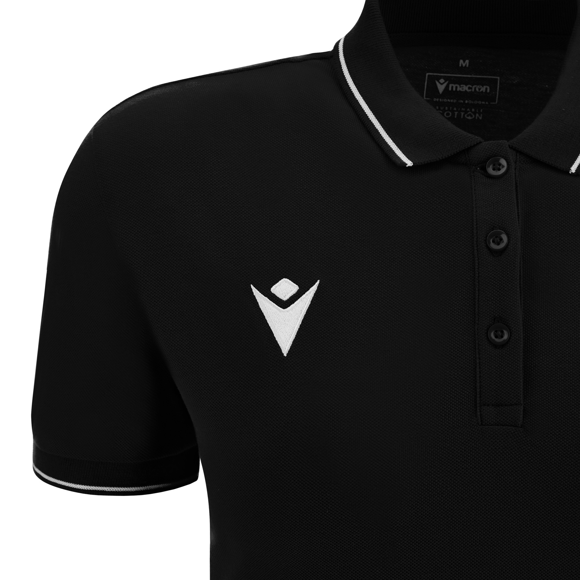 Macron Waltz polo - zwart, foto 4 van 6