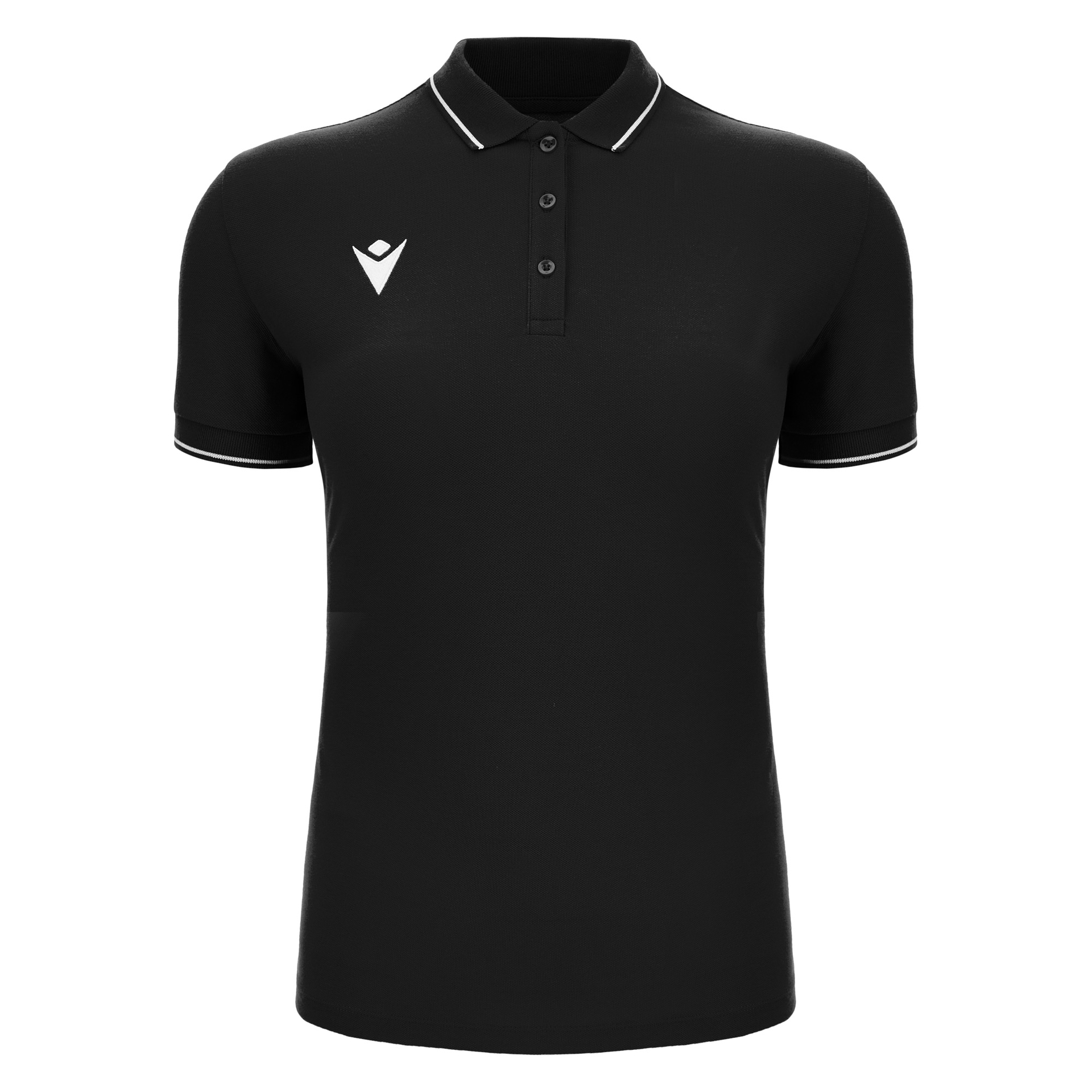 Macron Waltz polo - zwart, foto 2 van 6