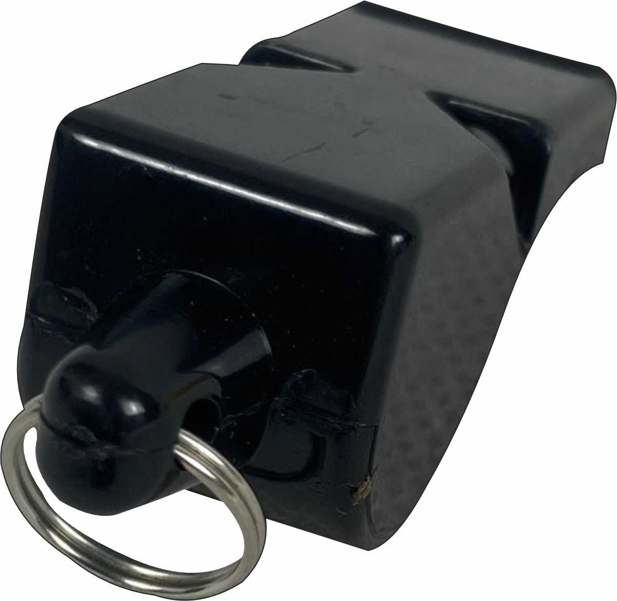 Classic scheidsrechter fluit - zwart, foto 2 van 3