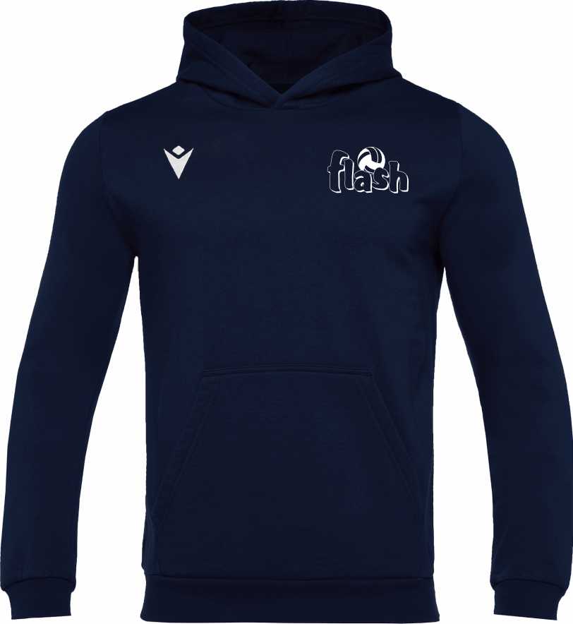 Flash Veendam - Macron Banjo sweater met capuchon - navy