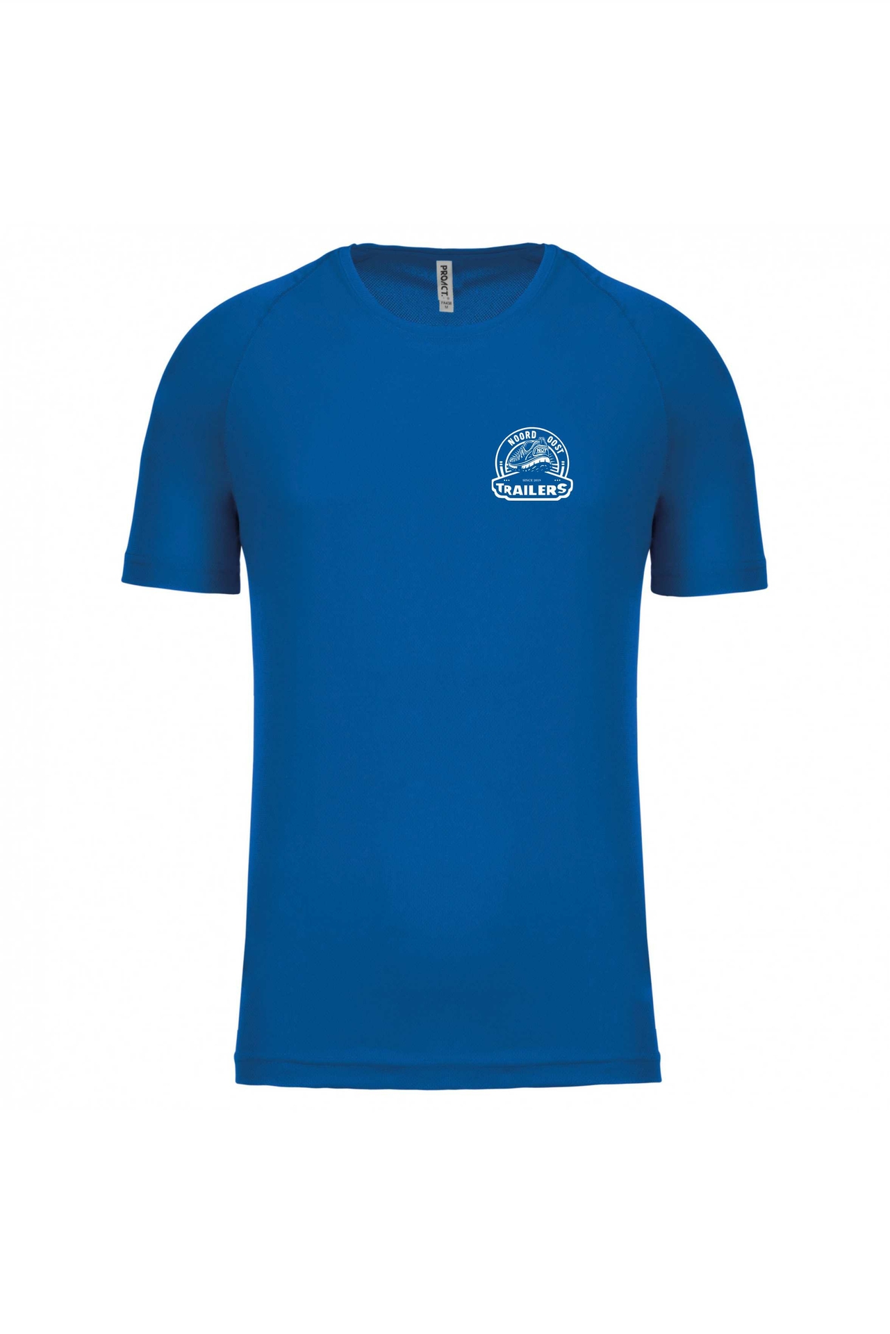 Noord Oost Trailers - Functioneel Sportshirt Quickdry - lichtblauw