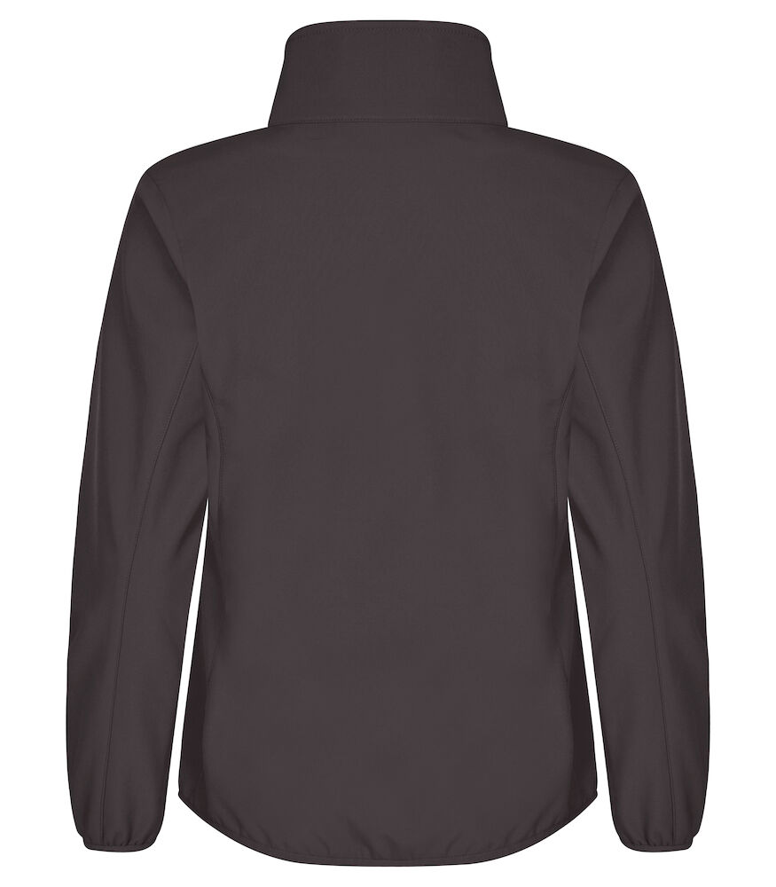 Clique Softshell Jas Dames - donkergrijs, foto 2 van 4