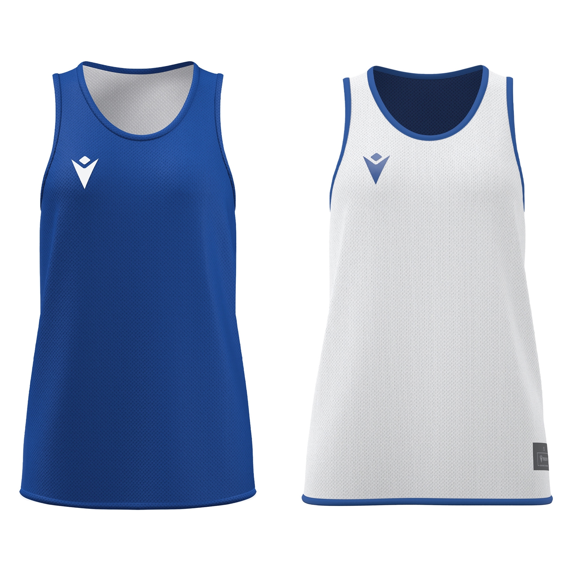 Macron F500 reversible basketbalshirt dames - blauw
