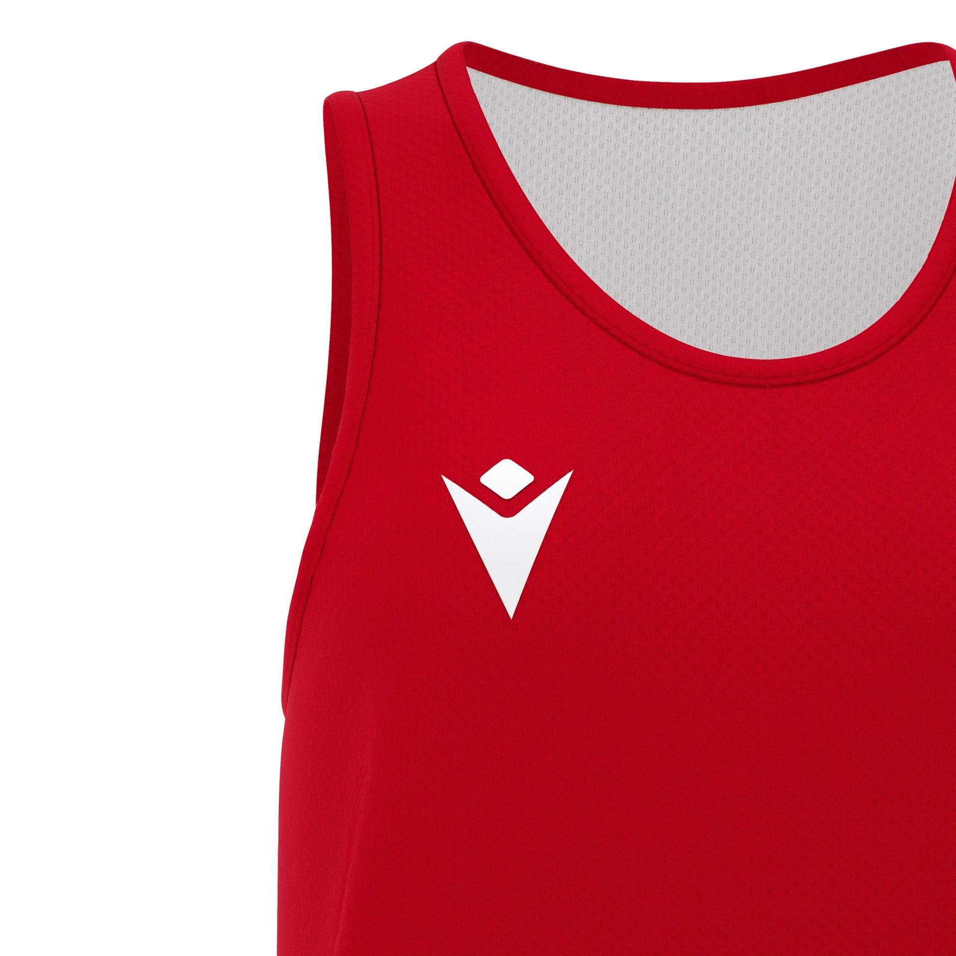 Macron F500 reversible basketbalshirt dames - rood, foto 4 van 6