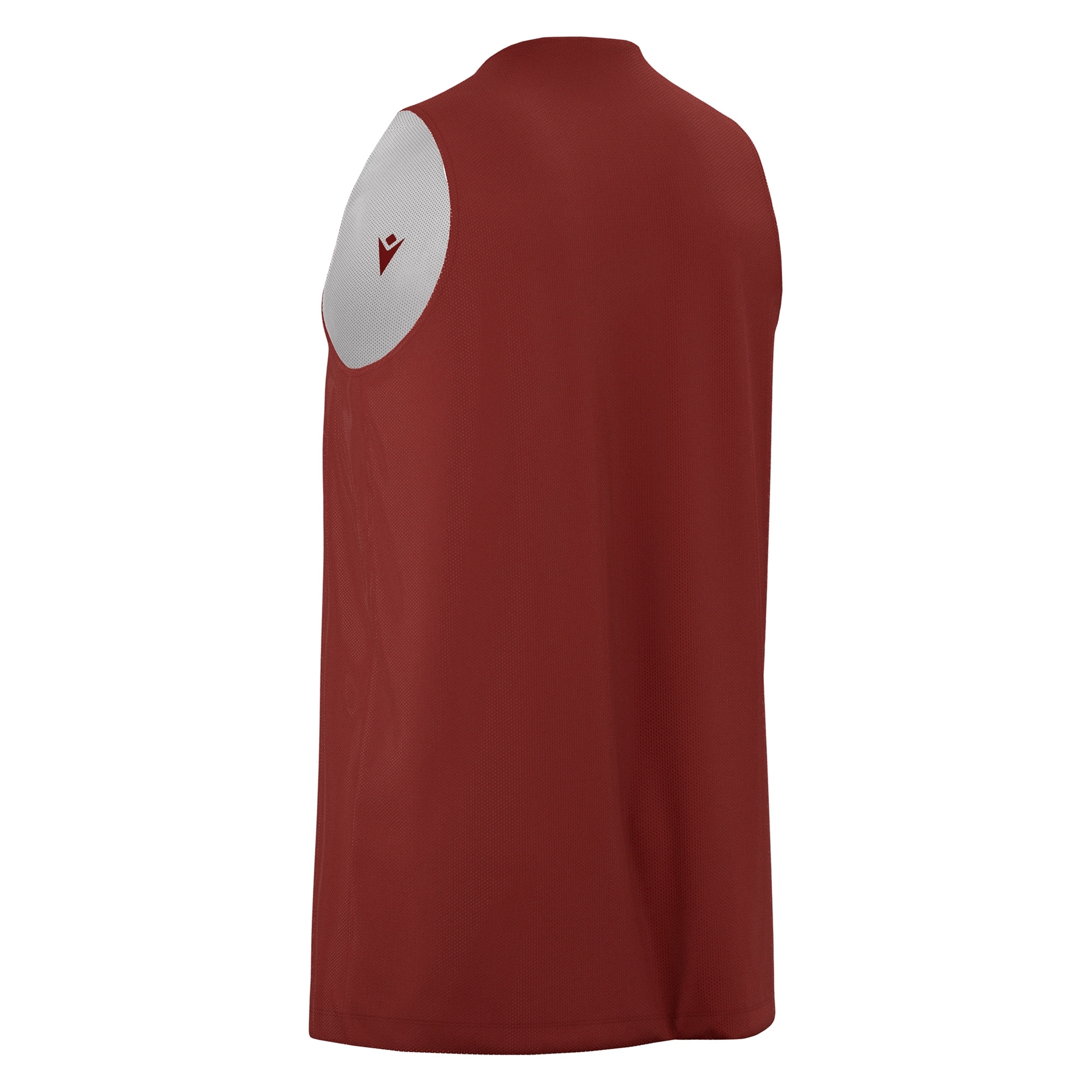 Macron Idaho reversible basketbalshirt - bordeaux rood, foto 3 van 5