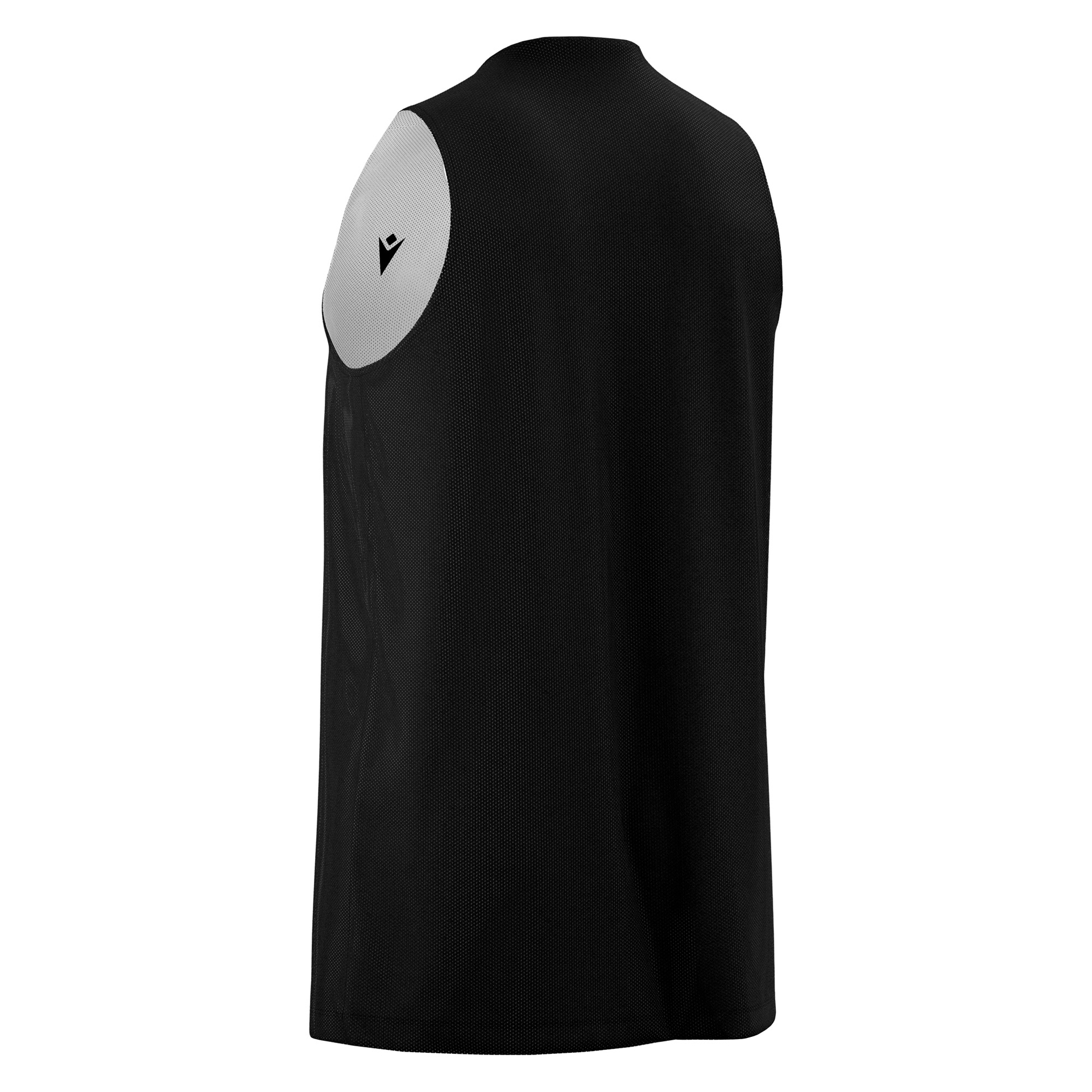 Macron Idaho reversible basketbalshirt - zwart/wit, foto 3 van 5