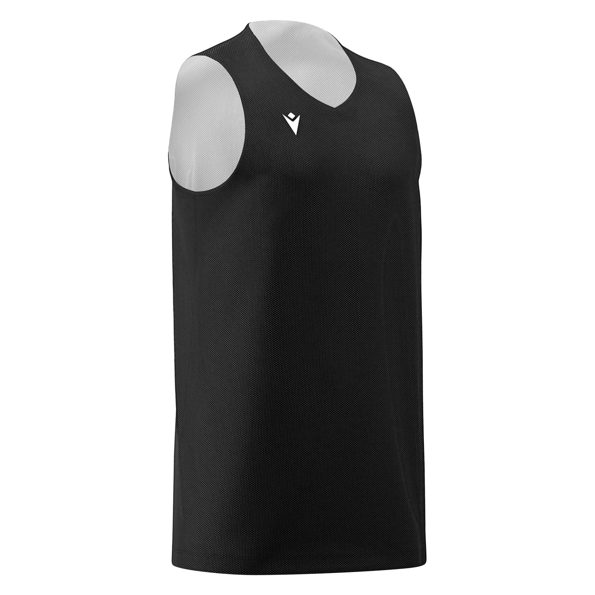 Macron Idaho reversible basketbalshirt - zwart/wit, foto 2 van 5