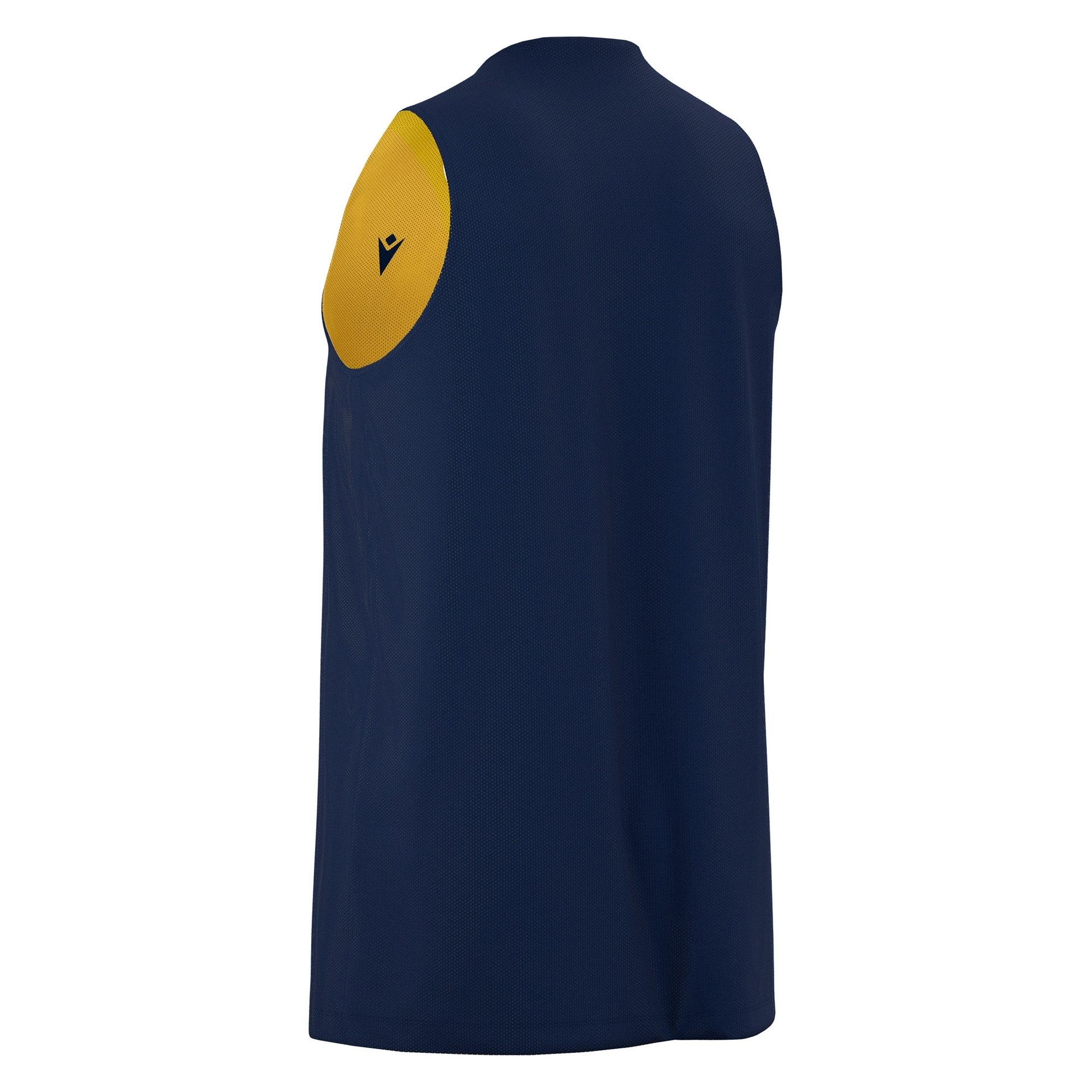 Macron Idaho reversible basketbalshirt - navy/geel, foto 3 van 5