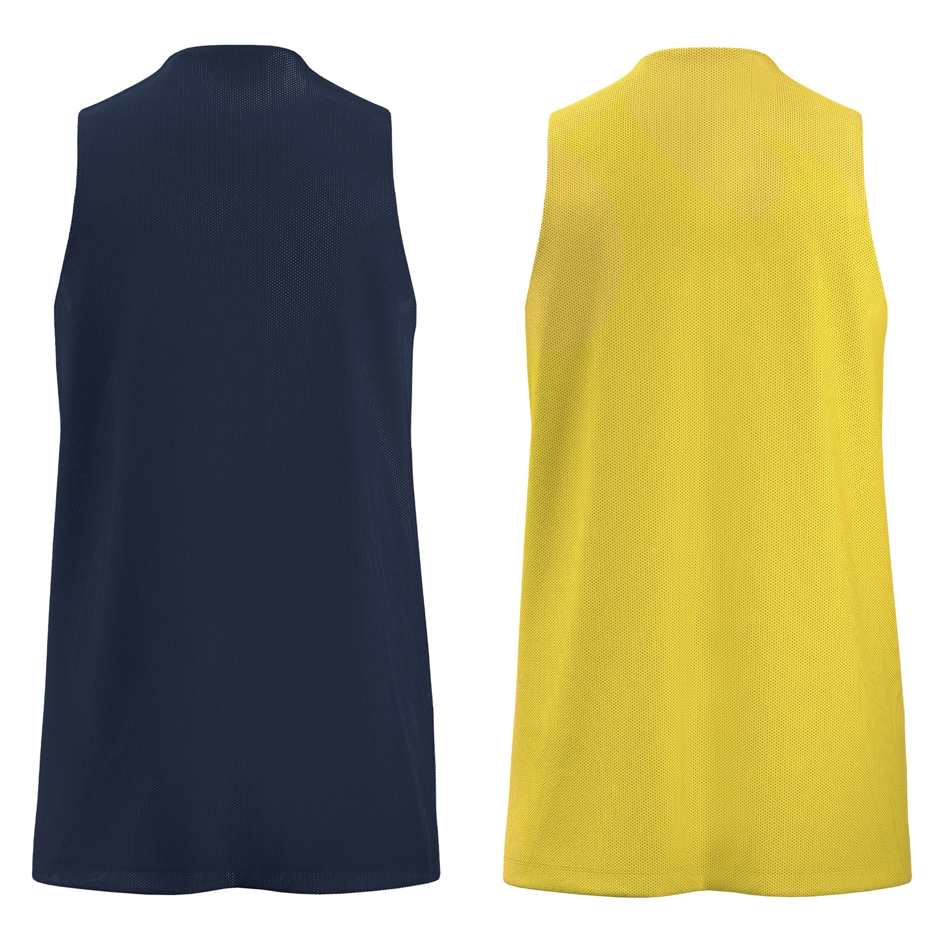 Macron Idaho reversible basketbalshirt - navy/geel, foto 5 van 5