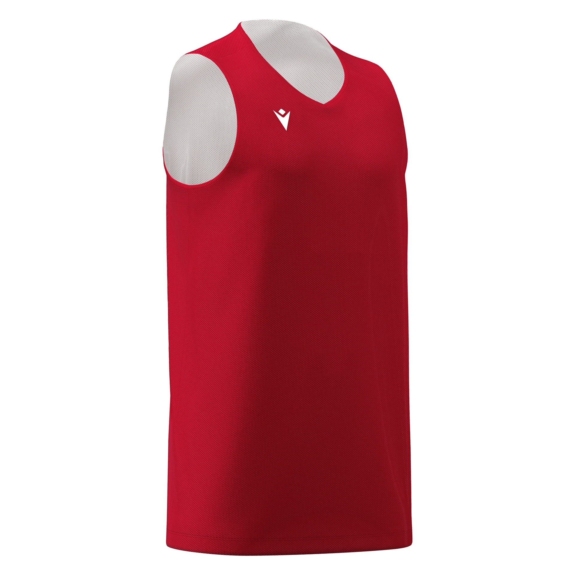 Macron Idaho reversible basketbalshirt - rood/wit, foto 2 van 5