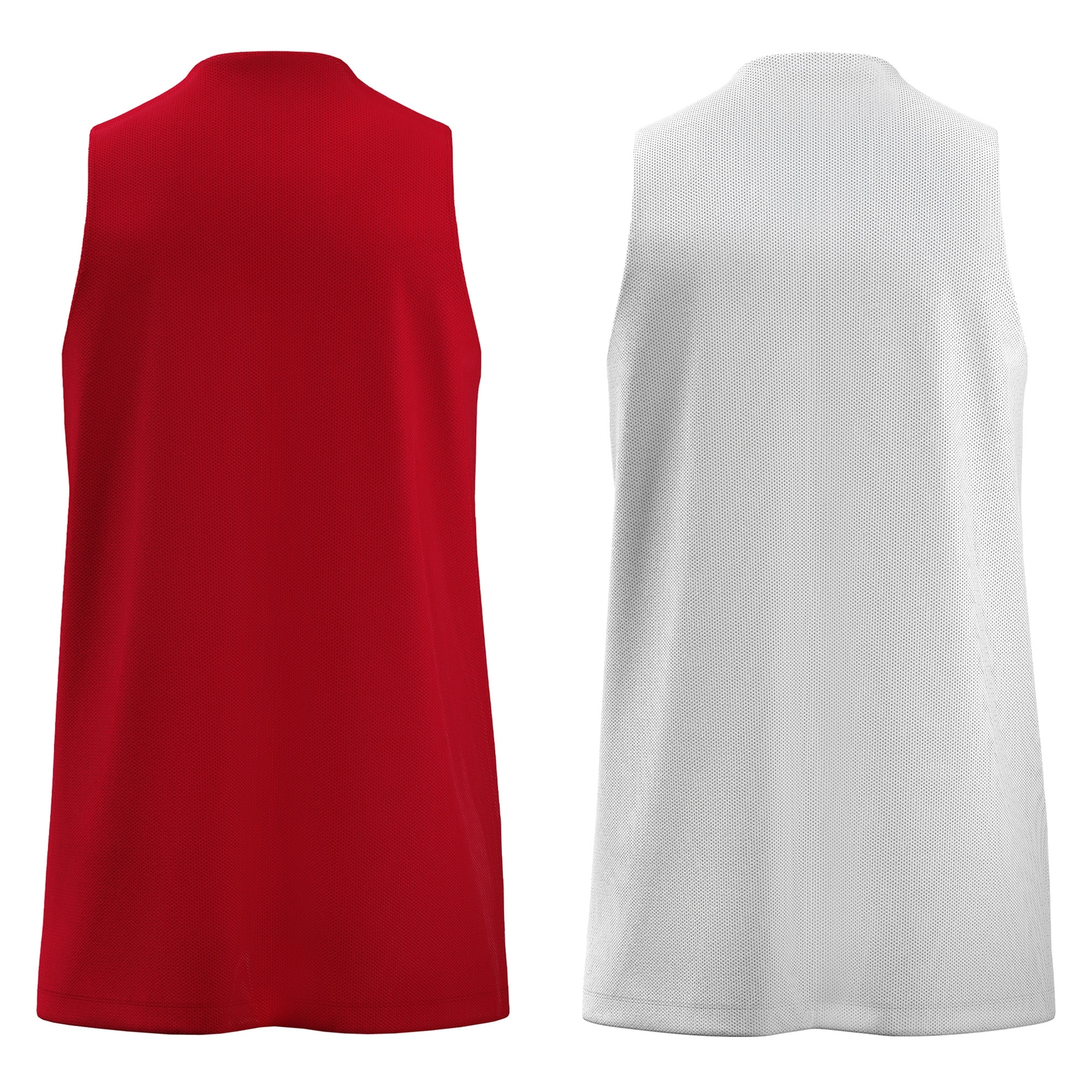 Macron Idaho reversible basketbalshirt - rood/wit, foto 5 van 5