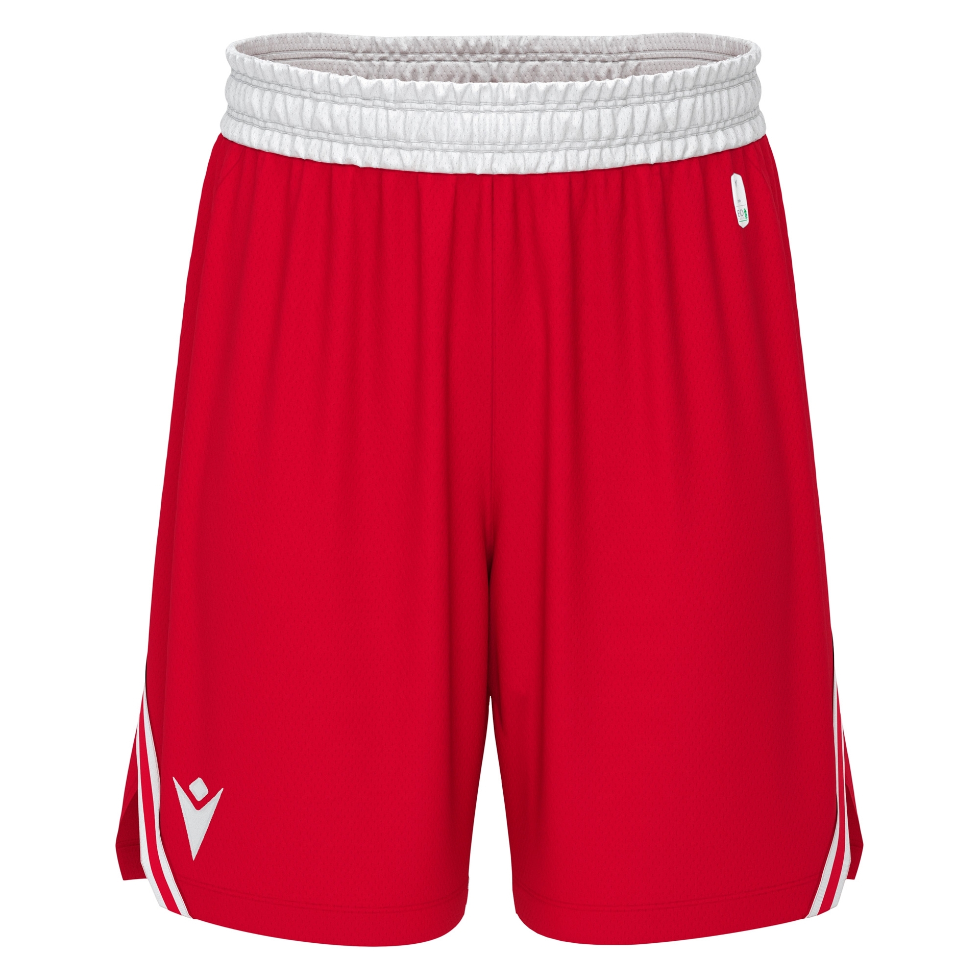 Macron Kansas basketbal short - rood, foto 4 van 6