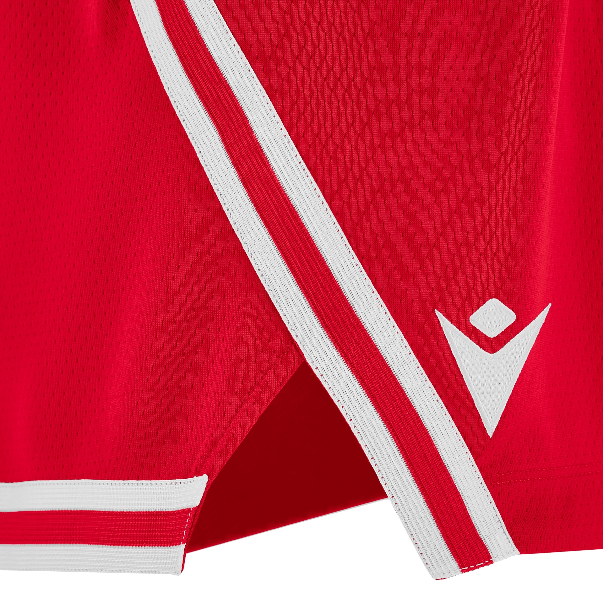Macron Kansas basketbal short - rood, foto 2 van 6
