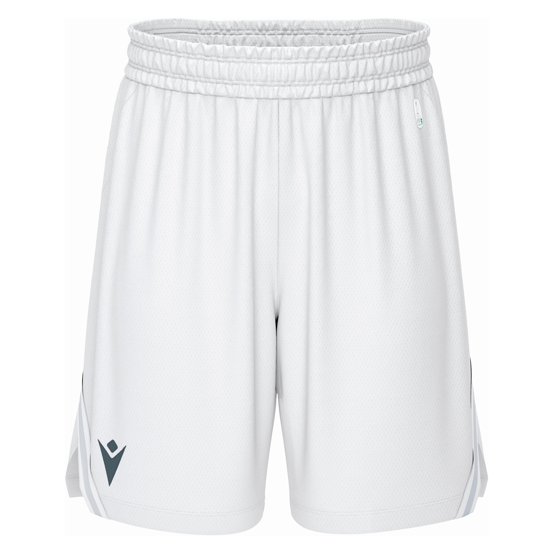 Macron Kansas basketbal short - wit, foto 4 van 6