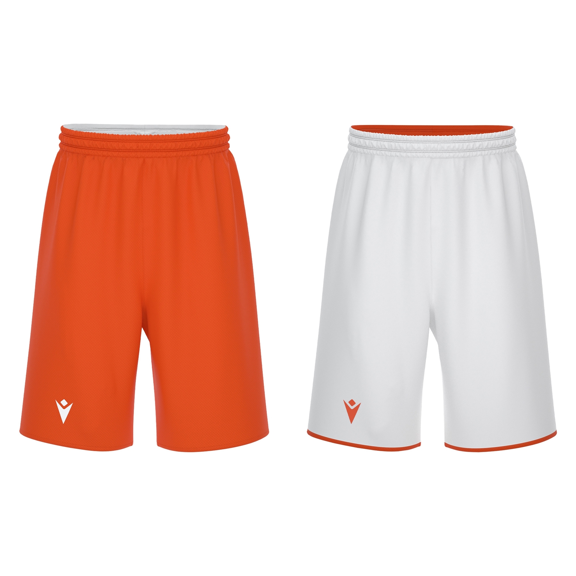 Macron X500 reversible basketbalshort - oranje, foto 3 van 5