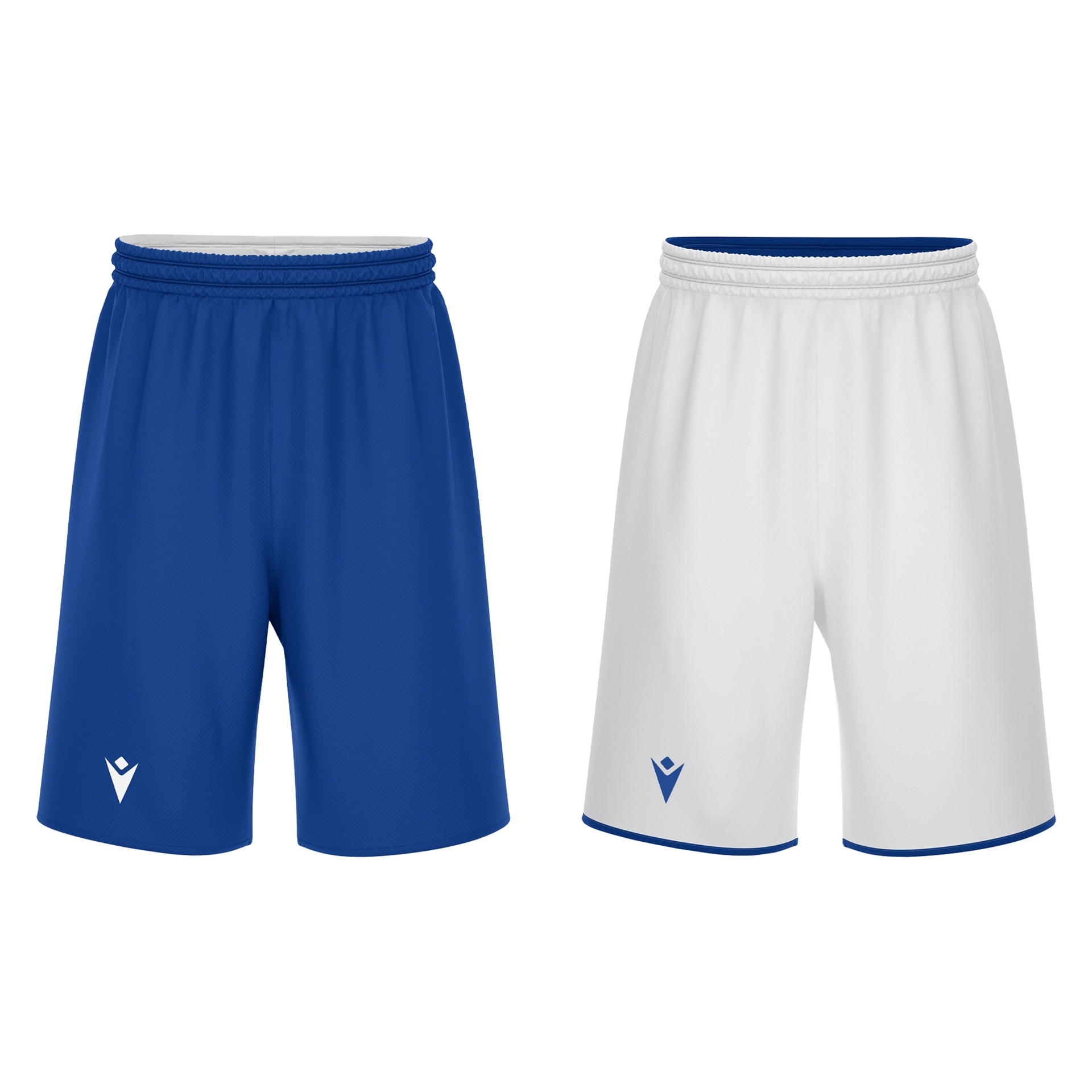 Macron X500 reversible basketbalshort - blauw, foto 3 van 5