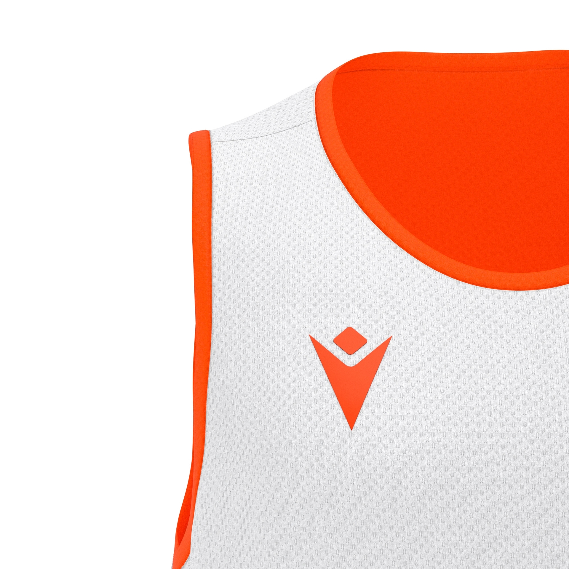 Macron X500 reversible basketbalshirt - oranje, foto 5 van 6