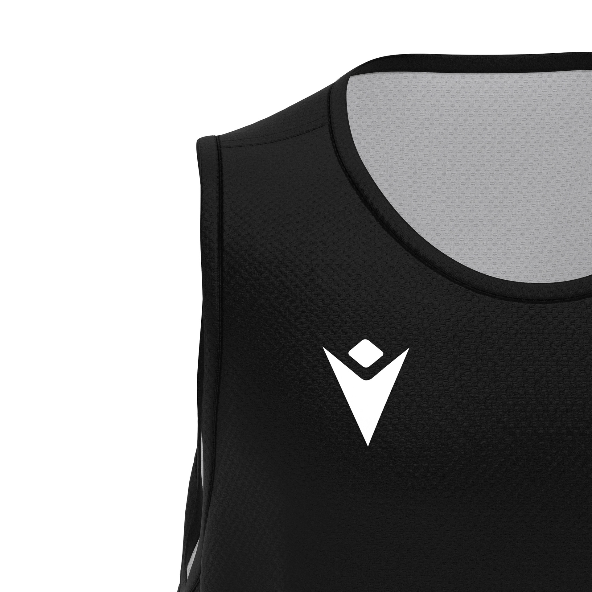 Macron X500 reversible basketbalshirt - zwart, foto 4 van 6