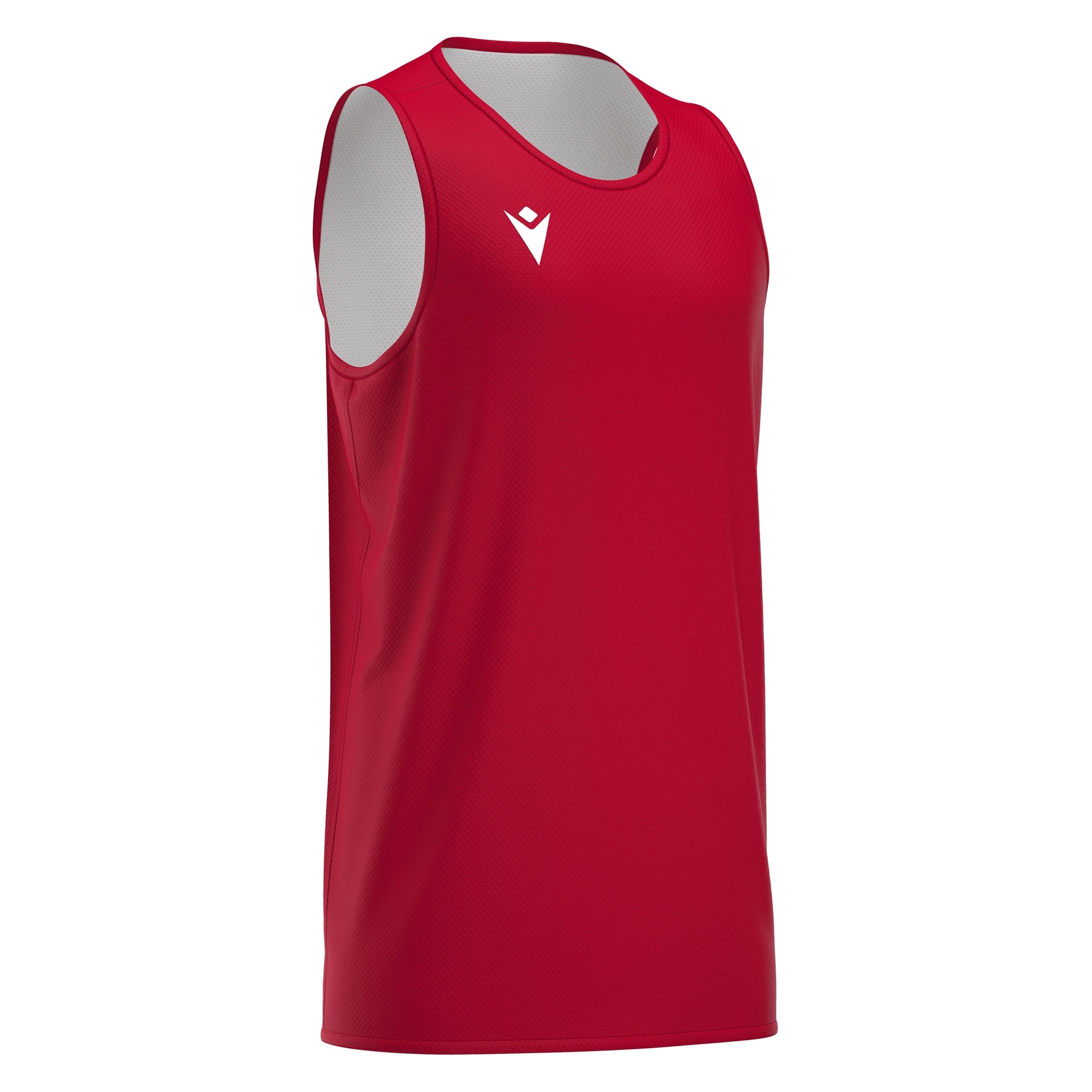 Macron X500 reversible basketbalshirt - rood, foto 2 van 6