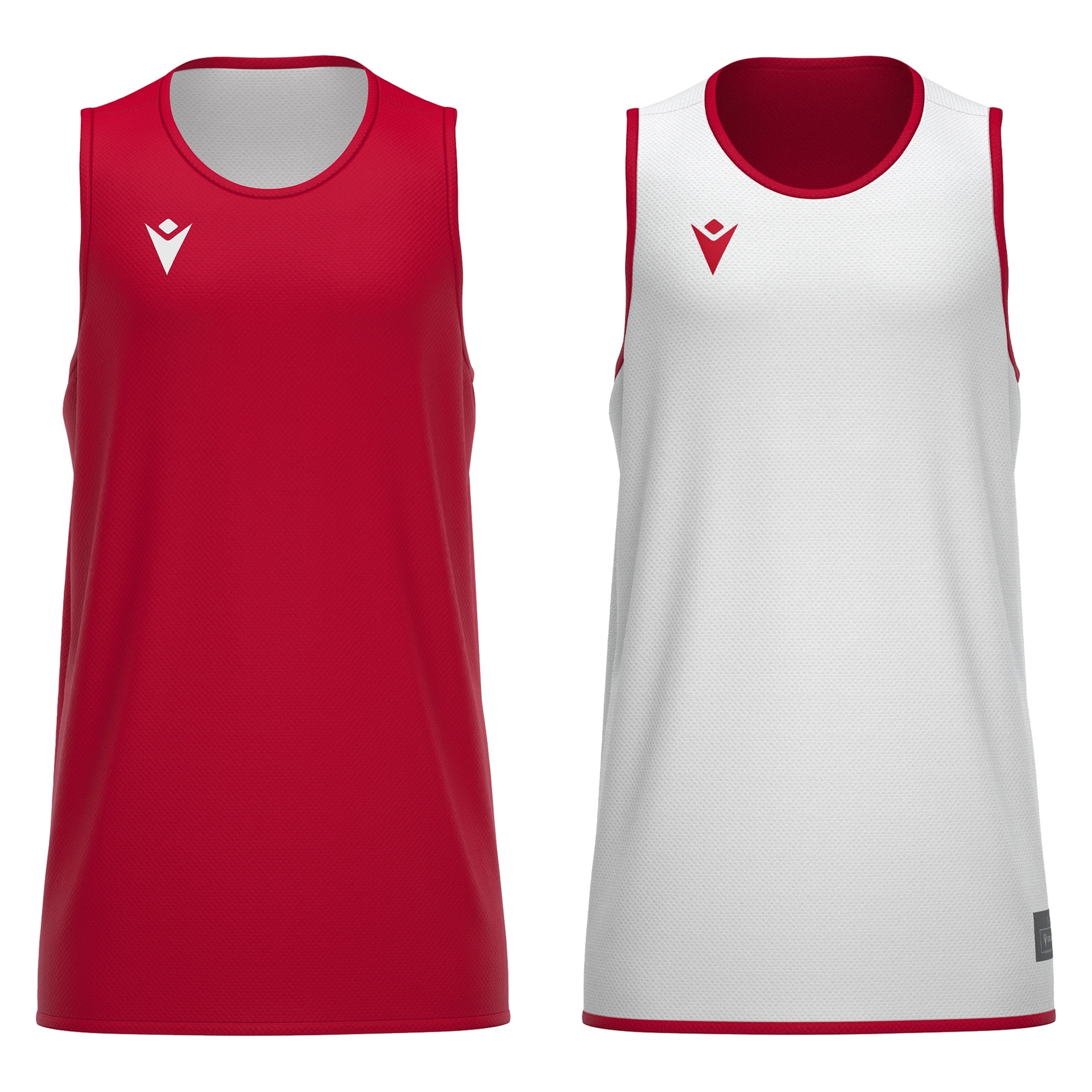 Macron X500 reversible basketbalshirt - rood