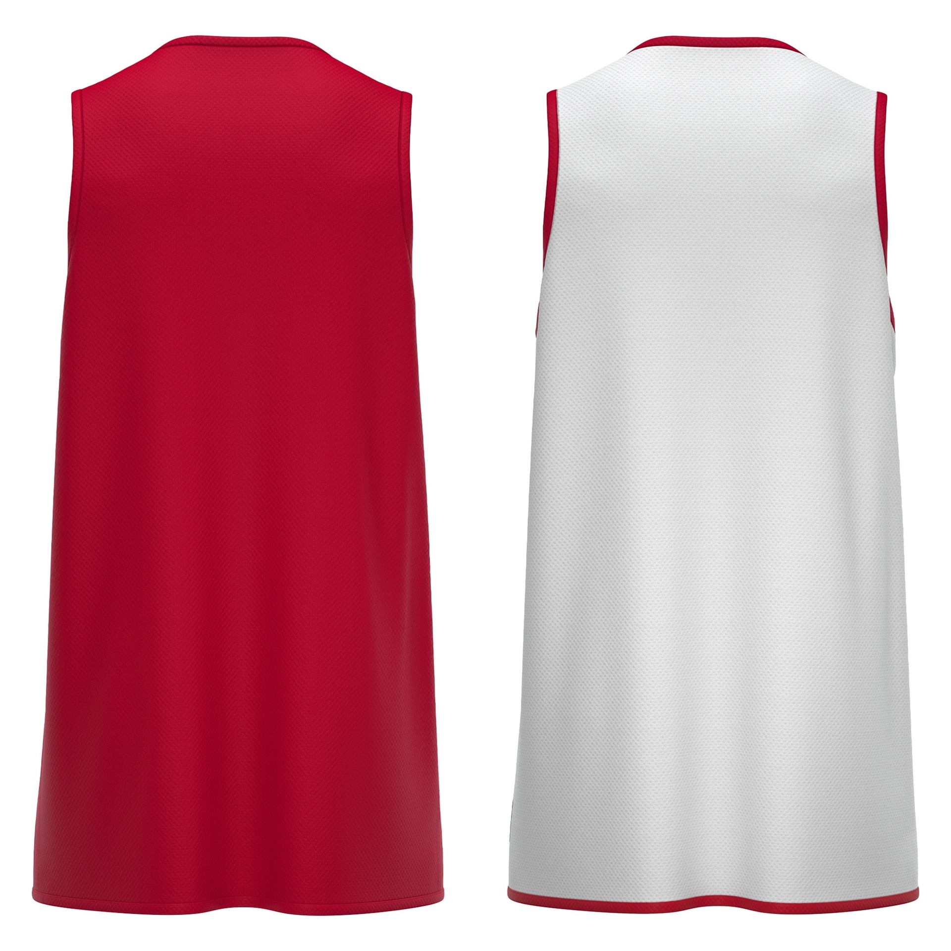 Macron X500 reversible basketbalshirt - rood, foto 6 van 6
