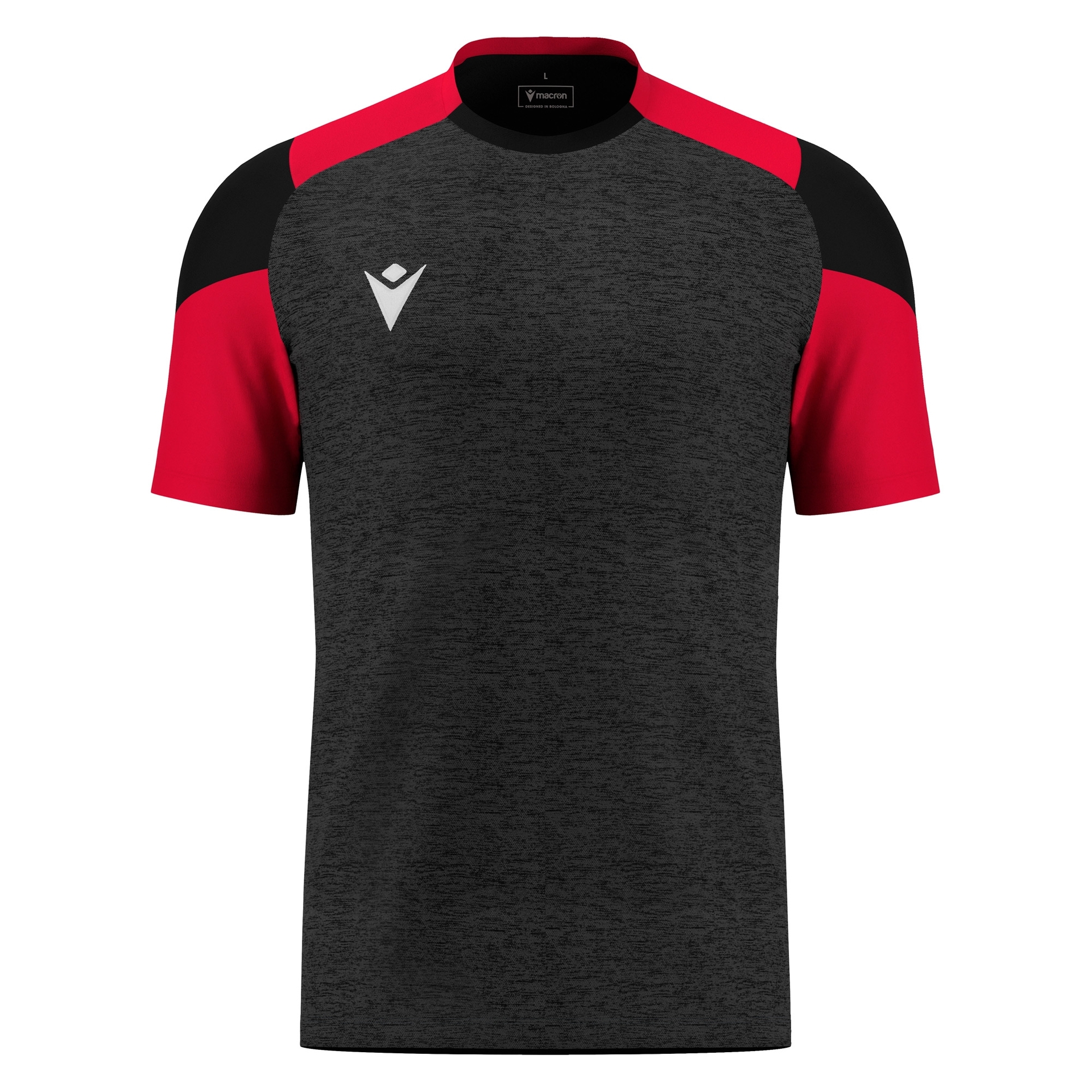 Macron Golem shirt - zwart/rood, foto 2 van 6