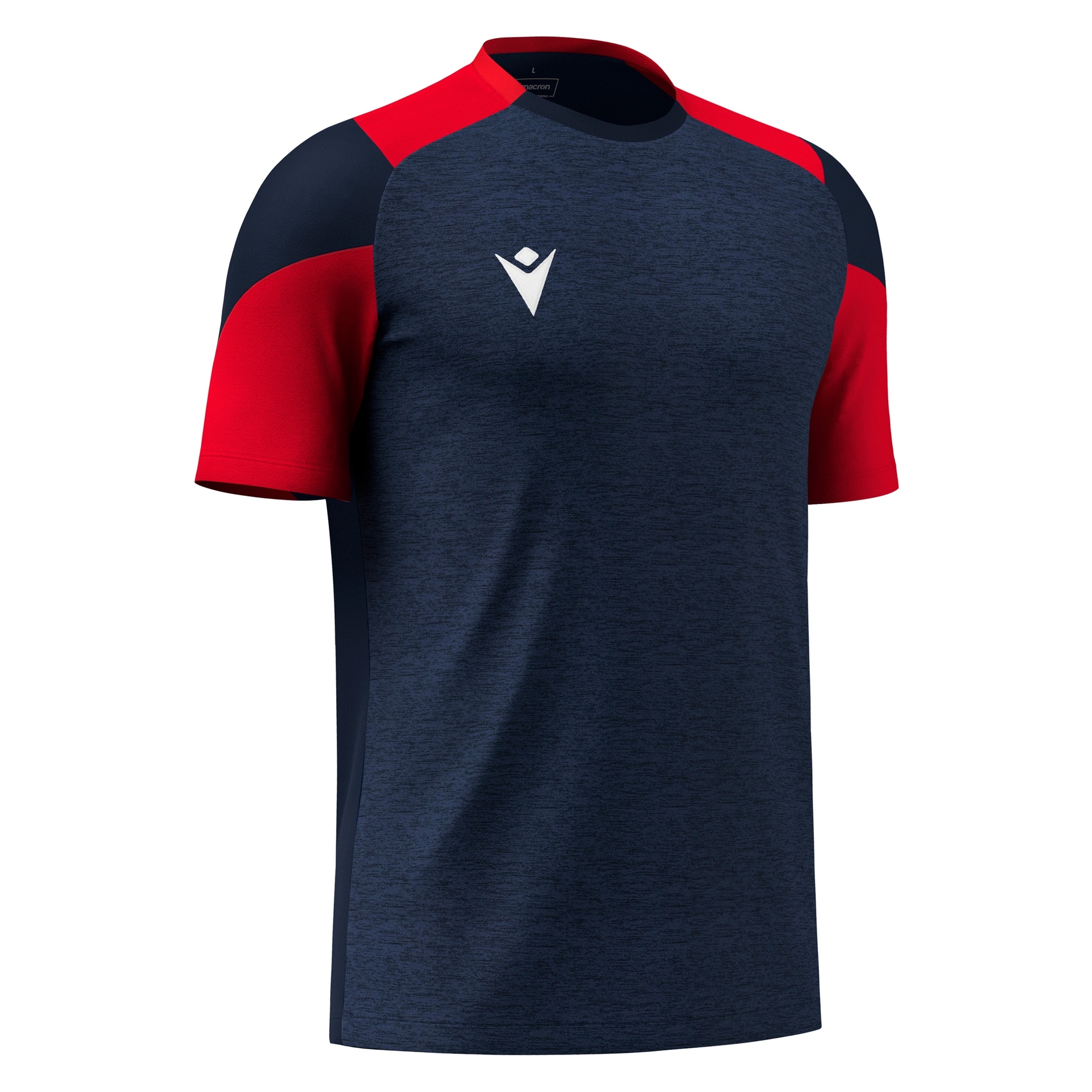Macron Golem shirt - navy/rood